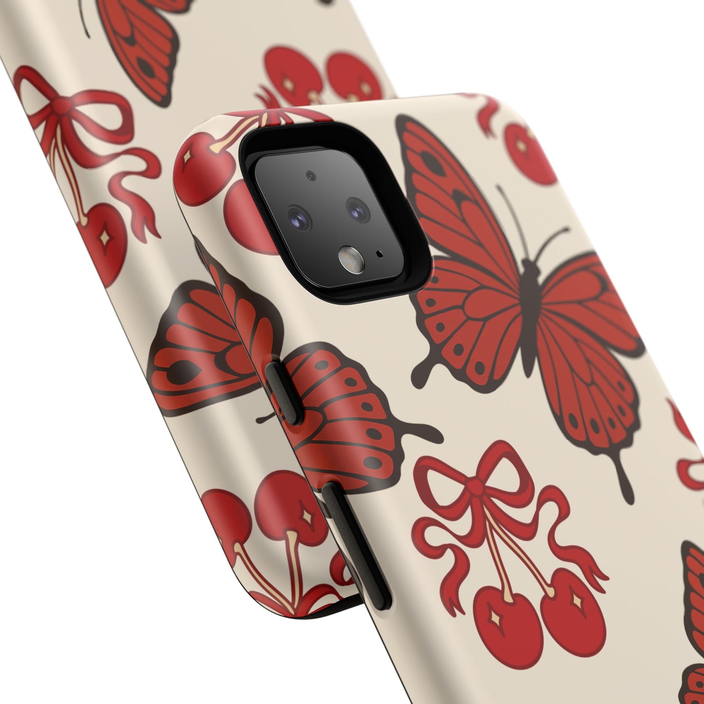 Butterfly Cherry Tough Phone Case