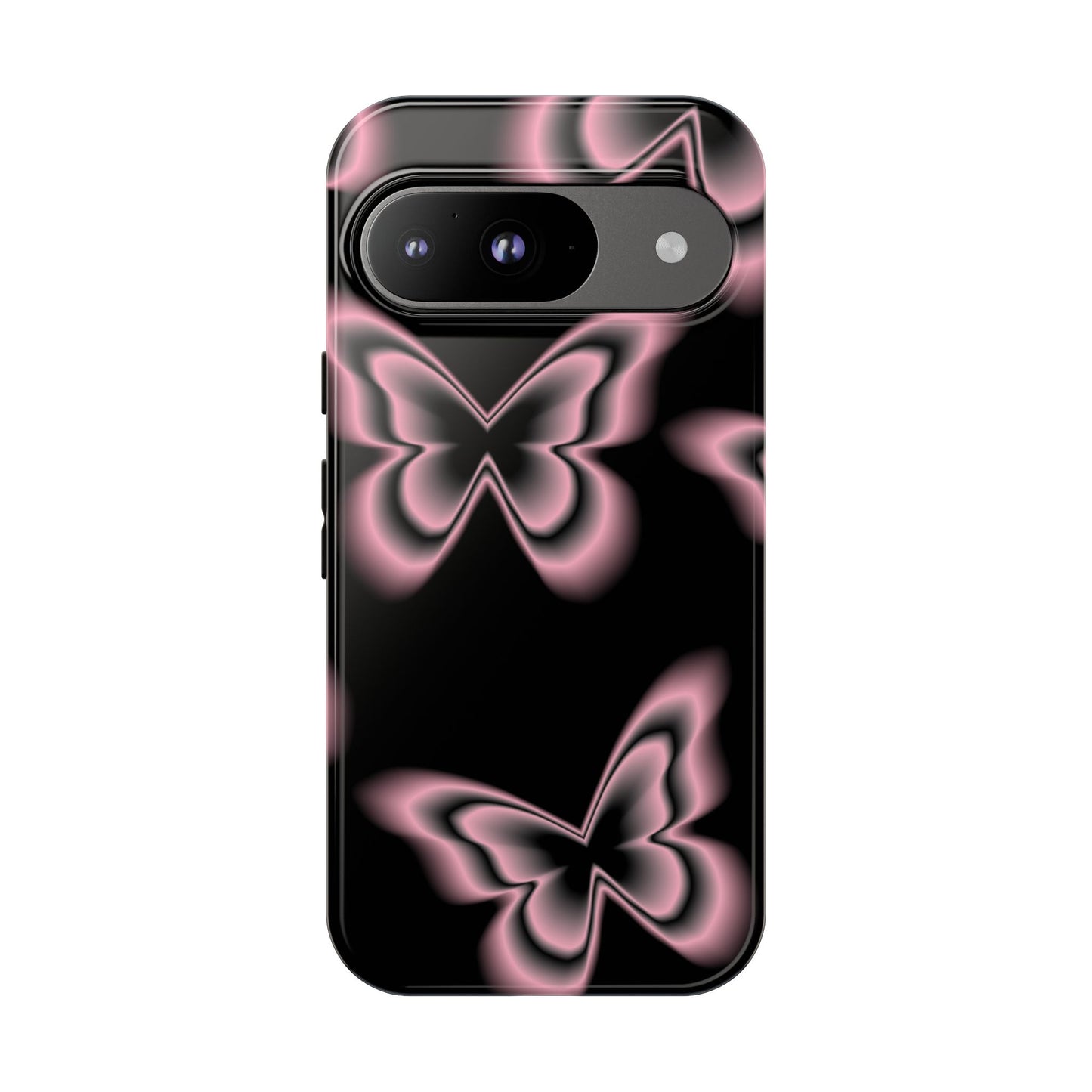 Pink Butterfly Tough Phone Case