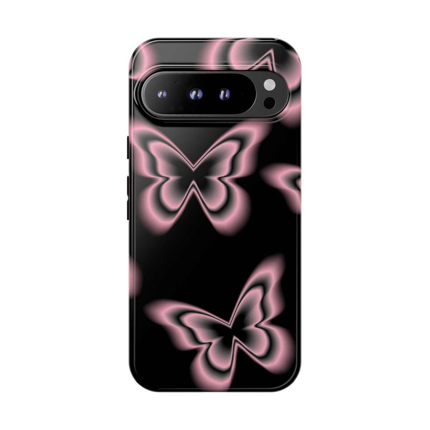 Pink Butterfly Tough Phone Case