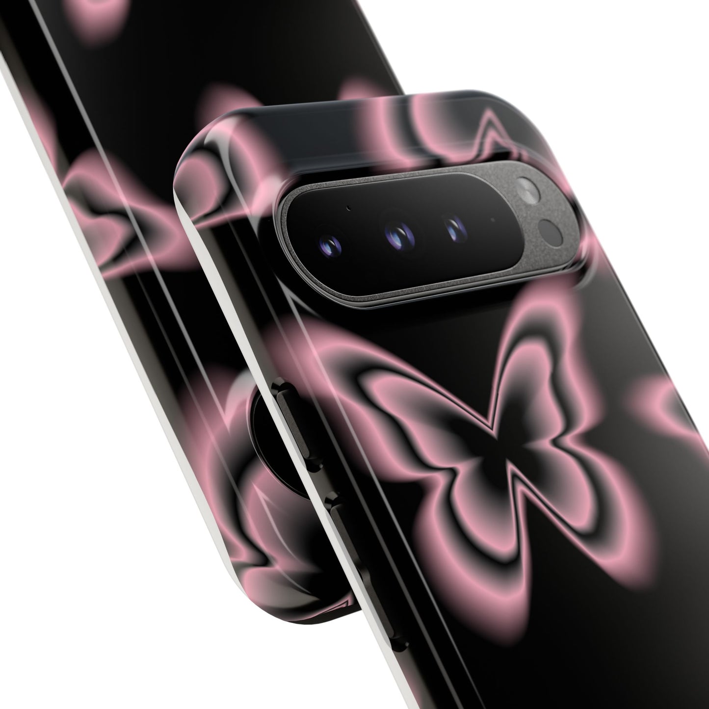 Pink Butterfly Tough Phone Case