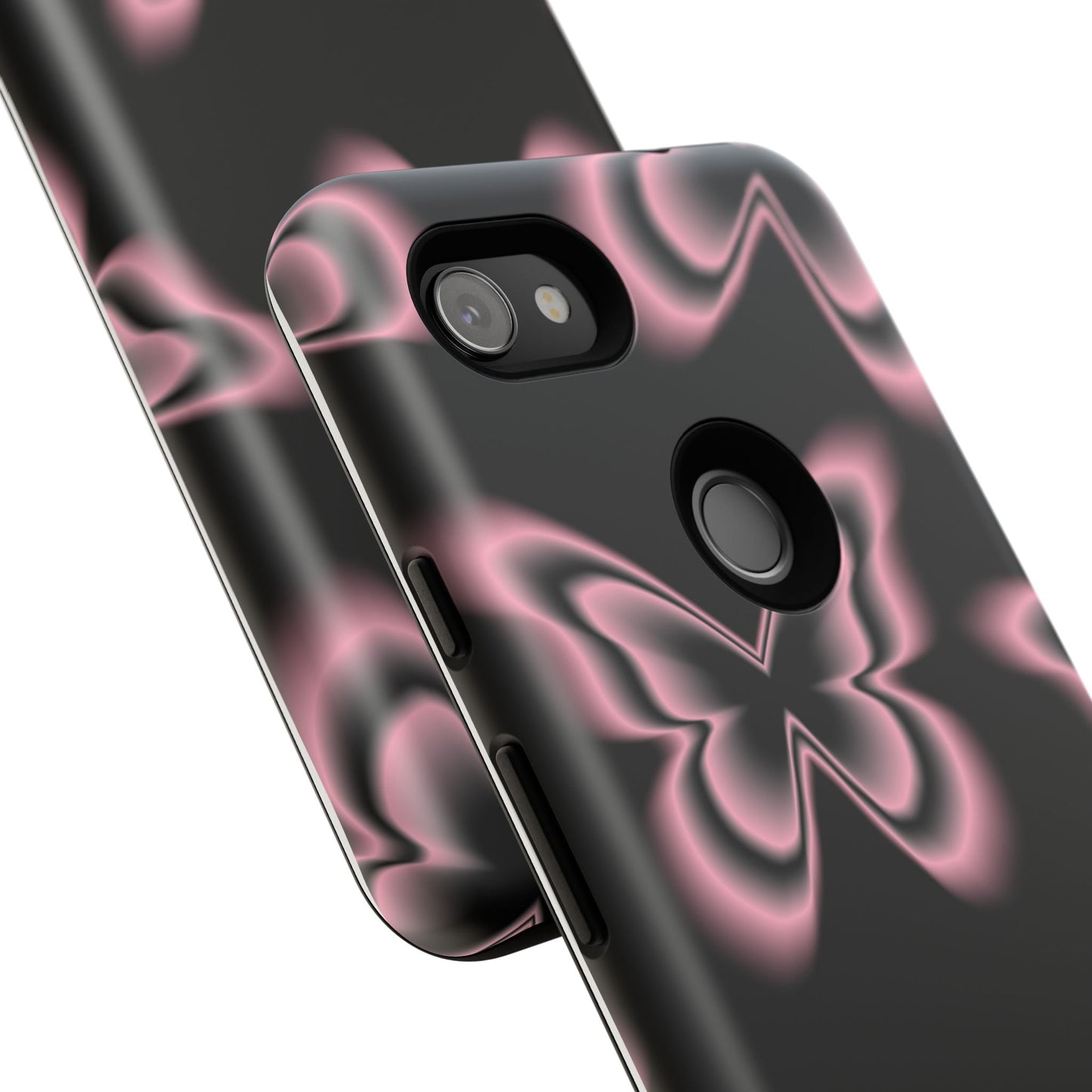 Pink Butterfly Tough Phone Case