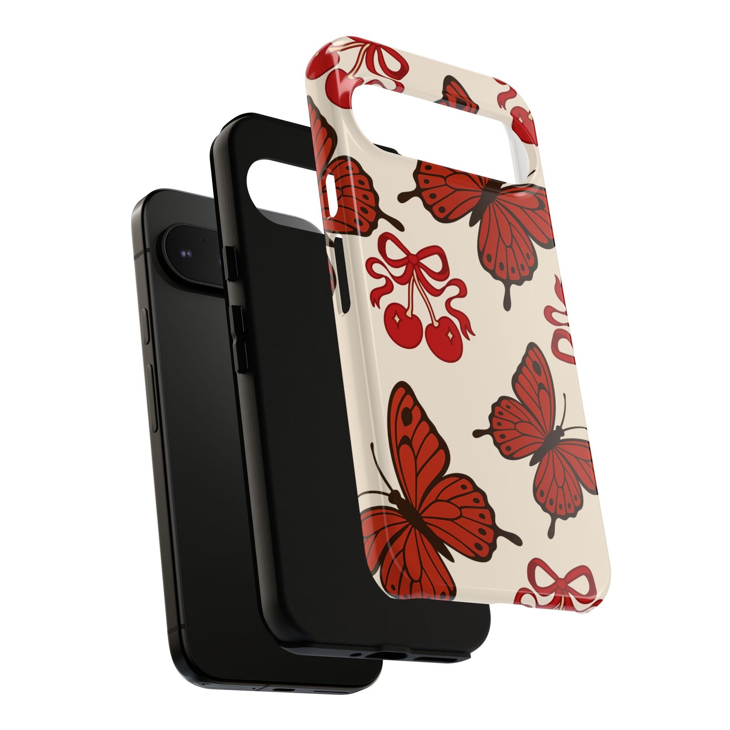 Butterfly Cherry Tough Phone Case