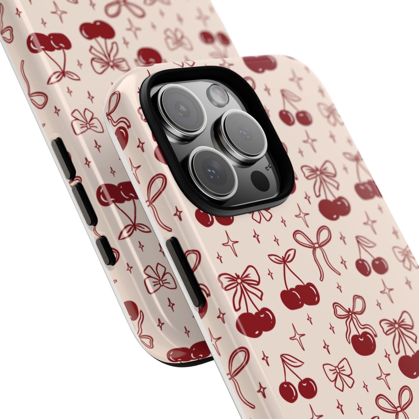 Cherry Bow Tough Phone Case