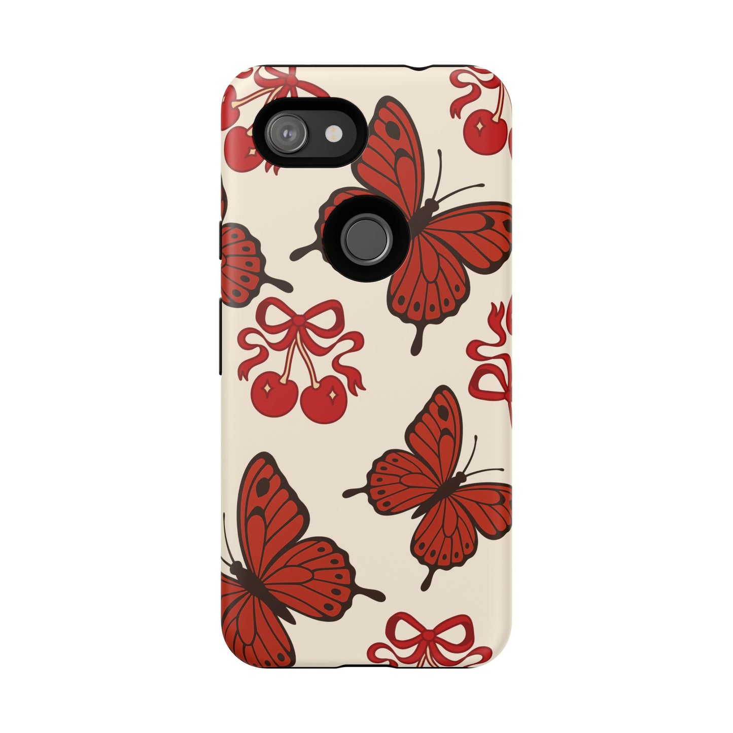 Butterfly Cherry Tough Phone Case