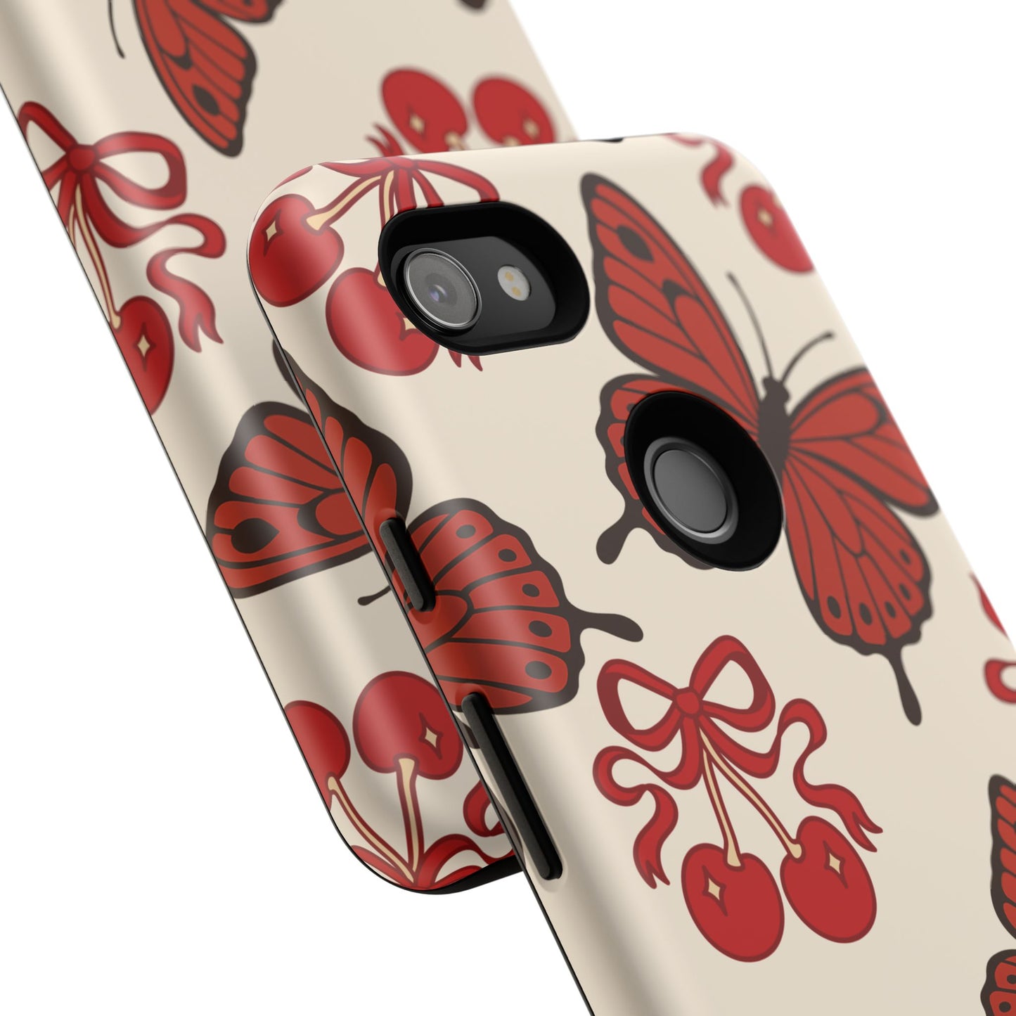 Butterfly Cherry Tough Phone Case