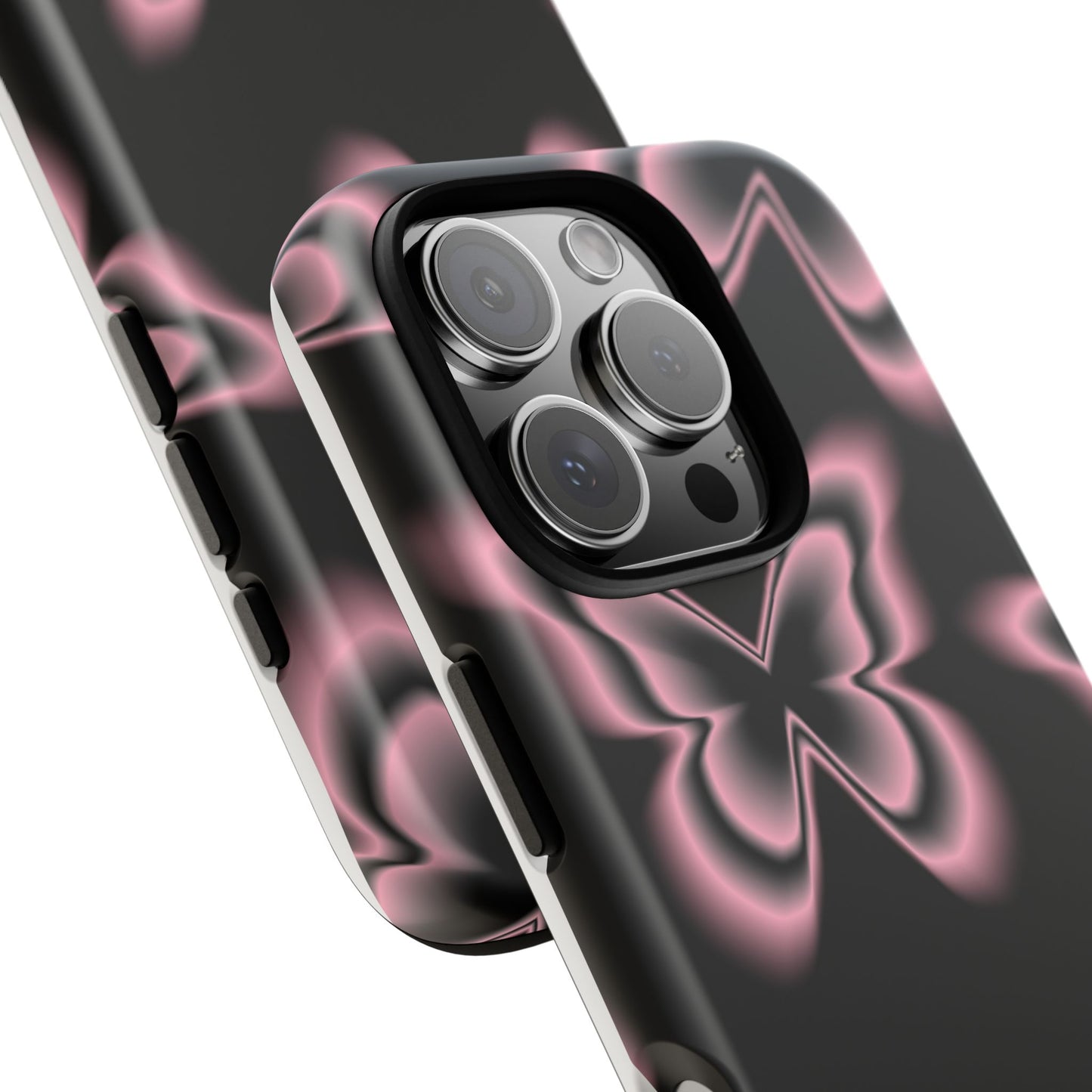 Pink Butterfly Tough Phone Case