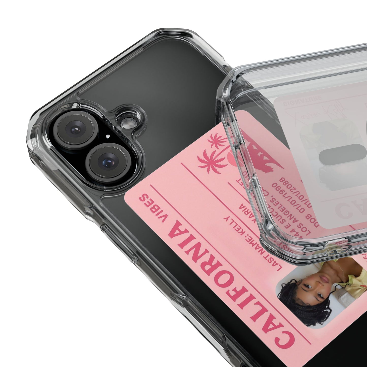 California Vibes Clear Magnetic Impact Case
