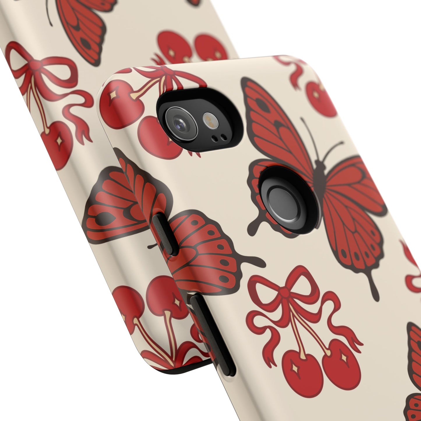 Butterfly Cherry Tough Phone Case