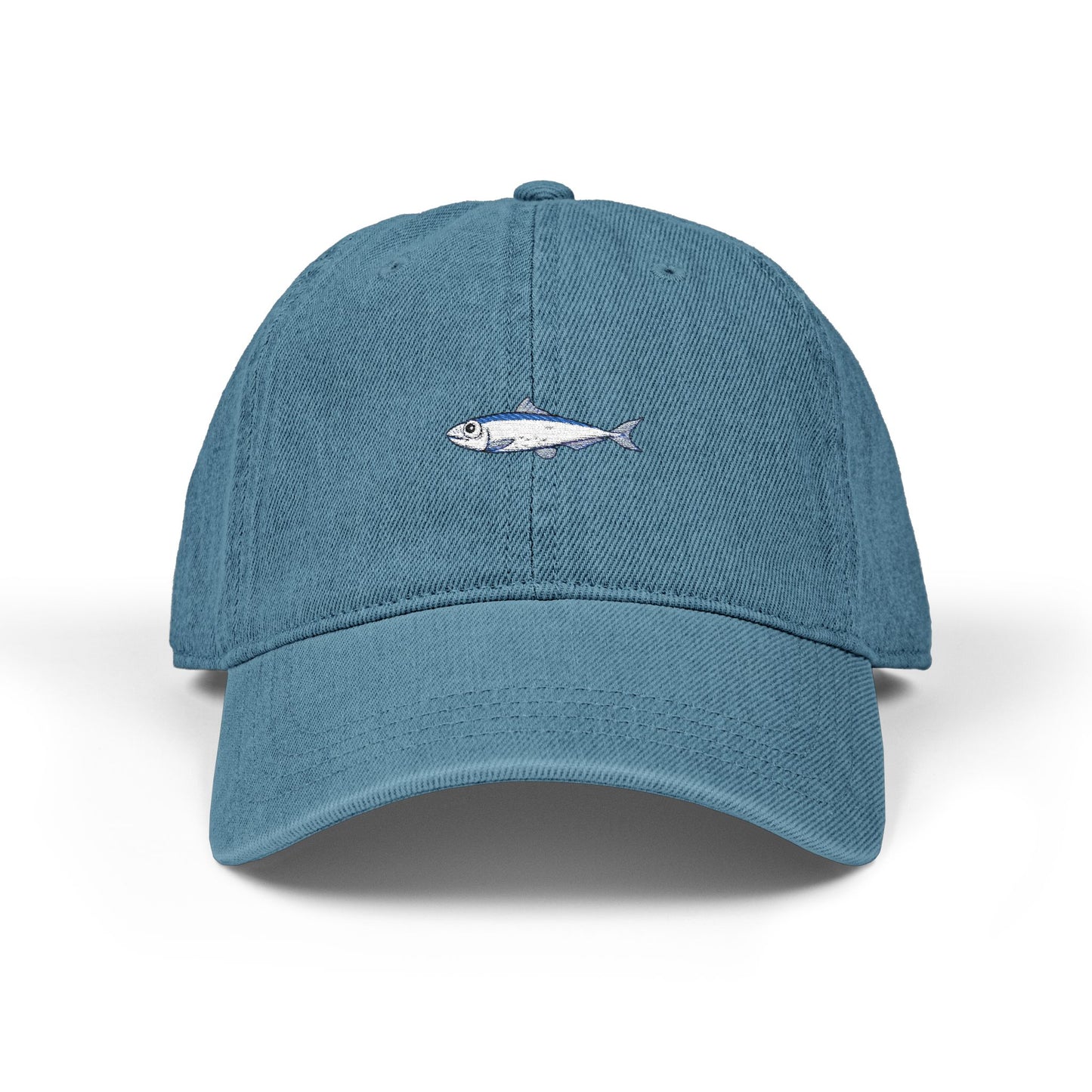 Denim Embroidered Sardine Hat