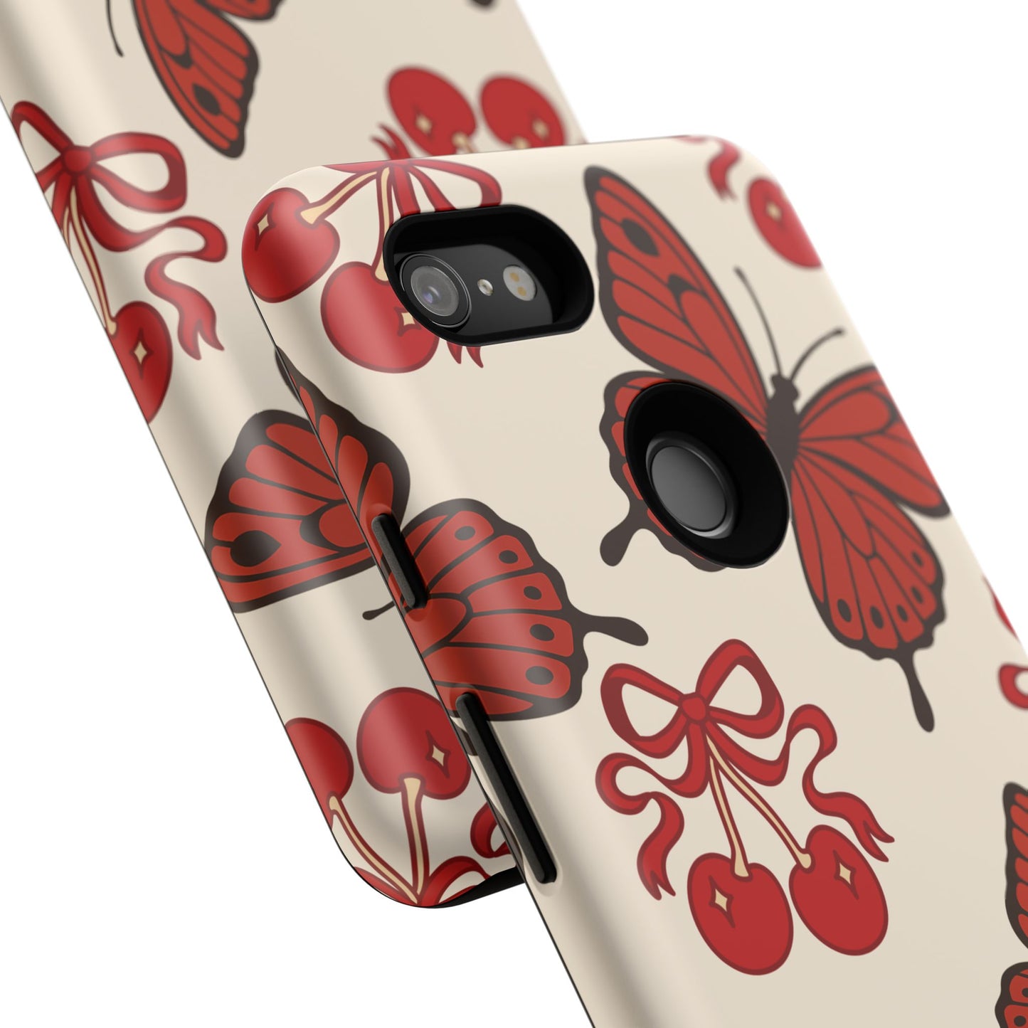 Butterfly Cherry Tough Phone Case