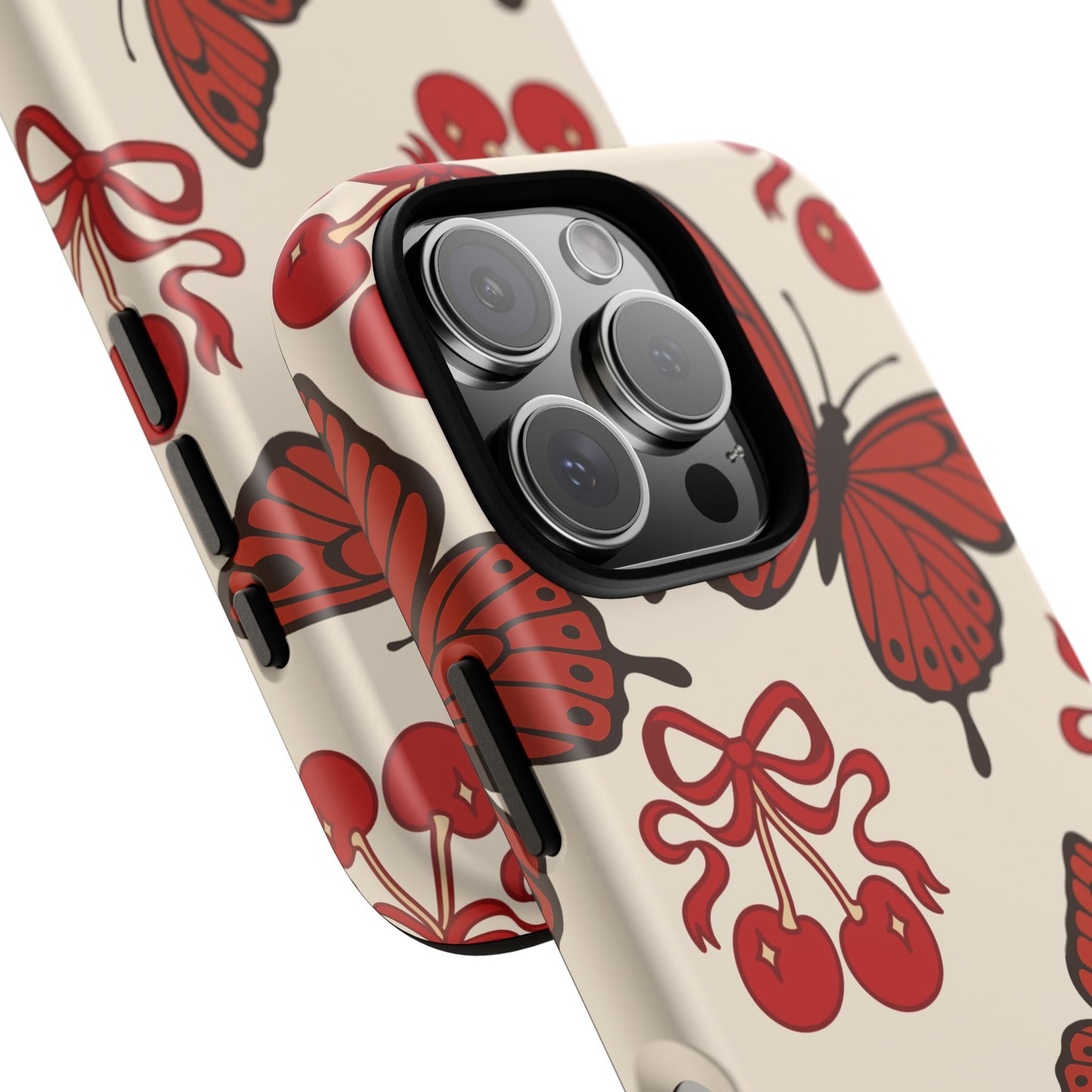 Butterfly Cherry Tough Phone Case