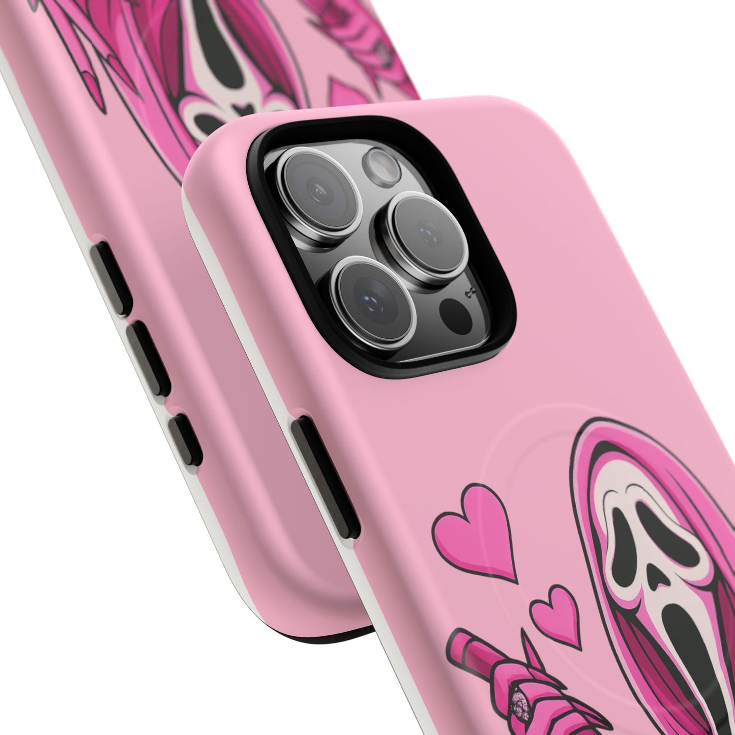 Pink Ghost Tough Magnetic Phone Case