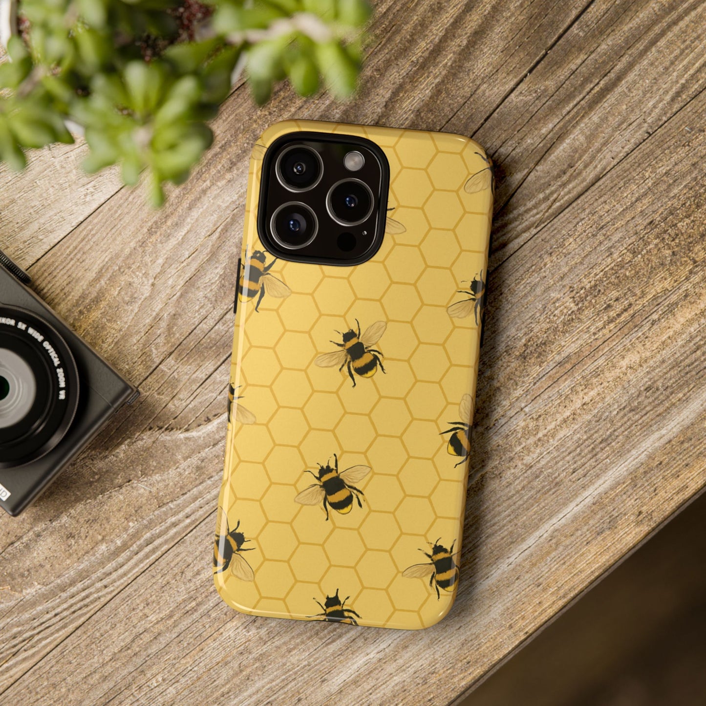 Bee-Themed Tough Phone Case