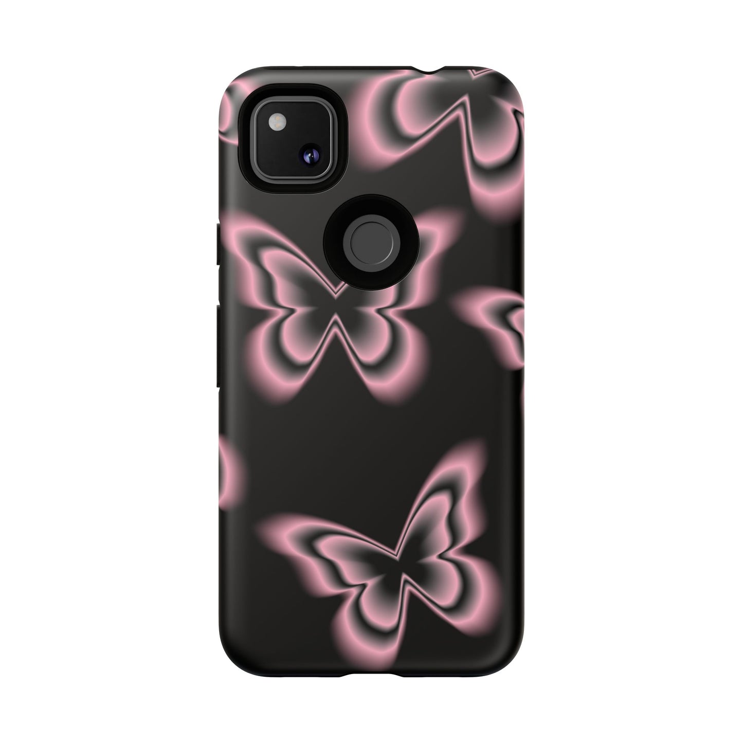 Pink Butterfly Tough Phone Case