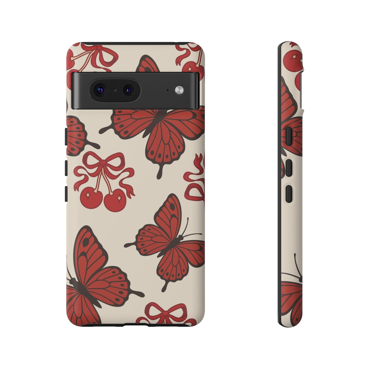 Butterfly Cherry Tough Phone Case