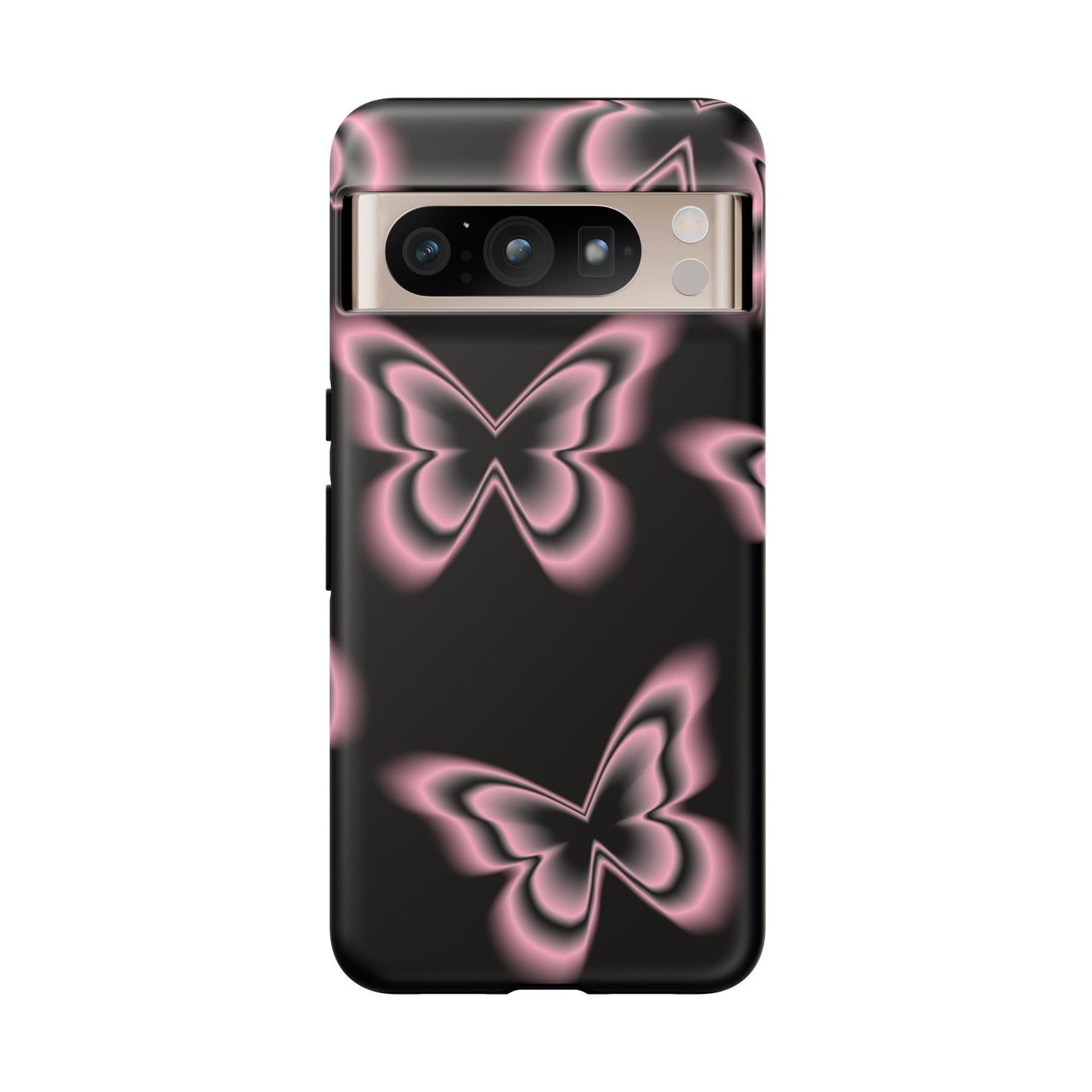 Pink Butterfly Tough Phone Case