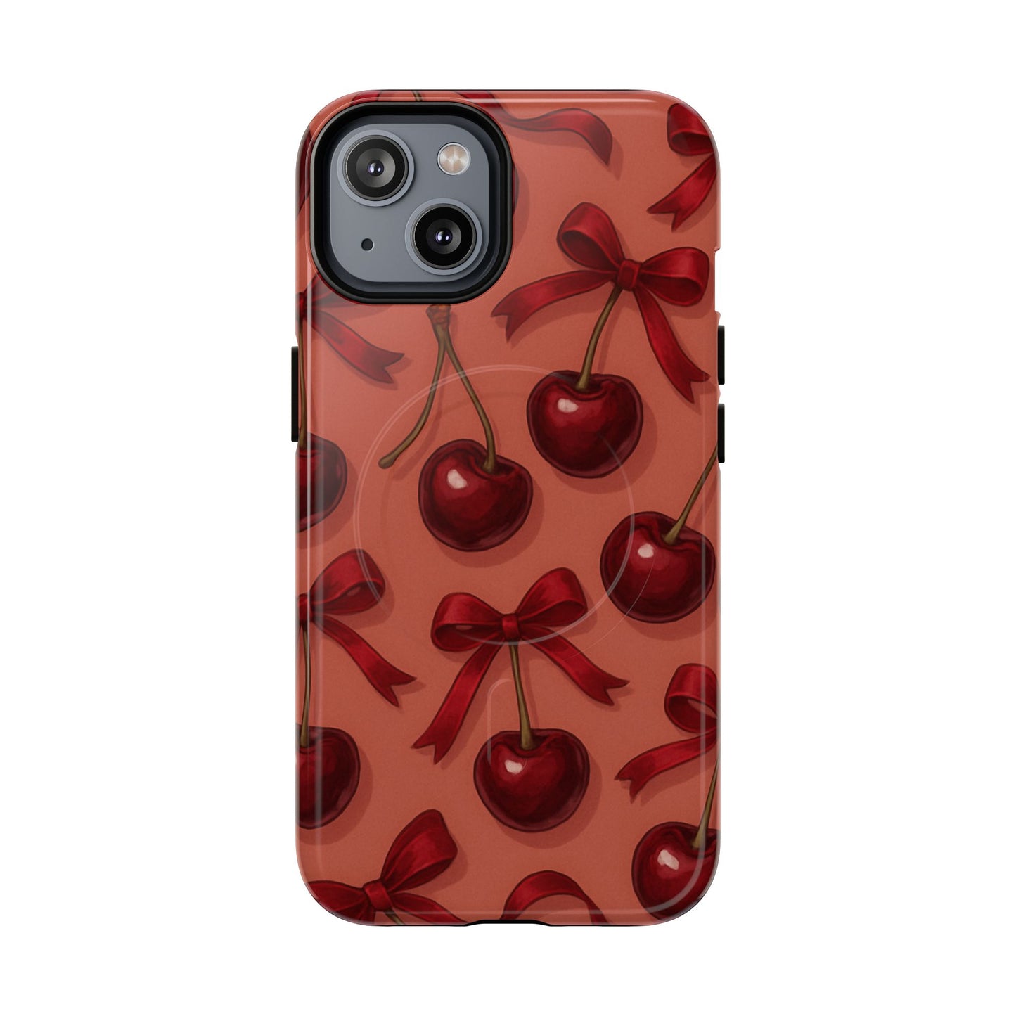 Cherries and Bows Tough Magnetic Case
