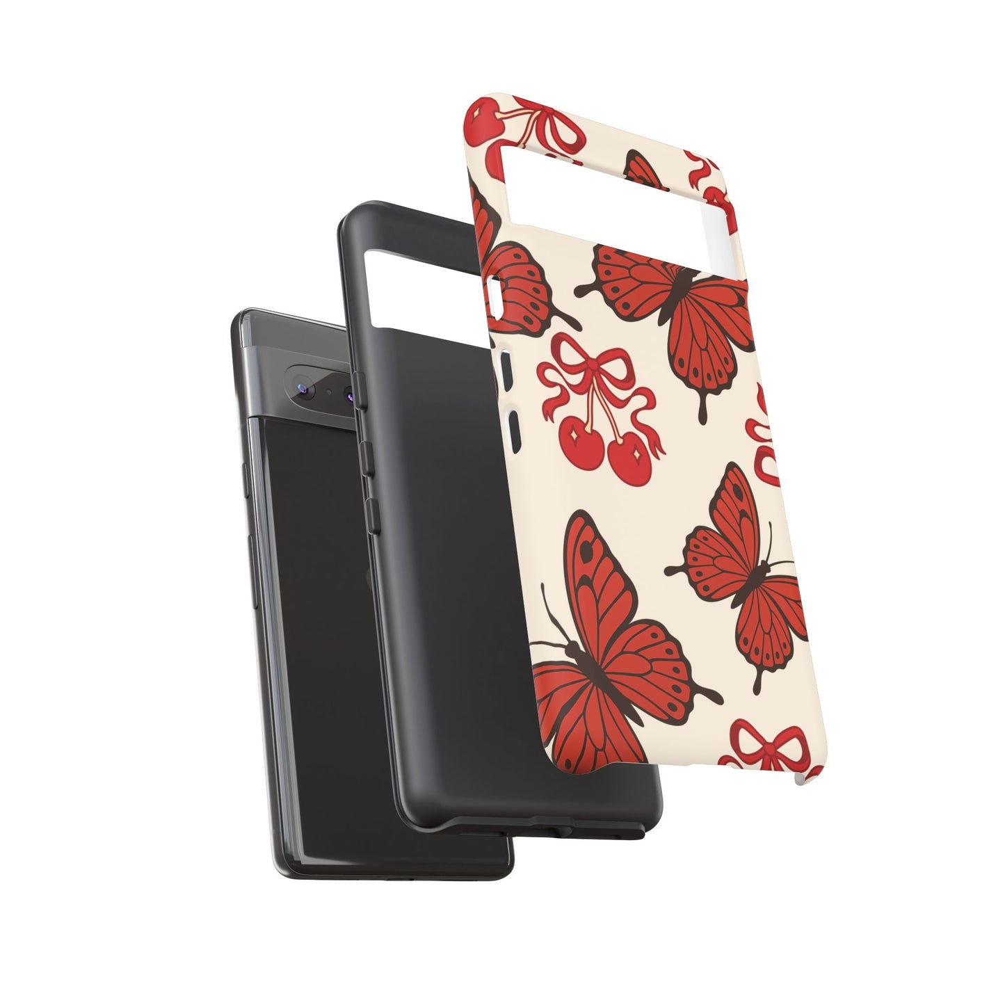 Butterfly Cherry Tough Phone Case