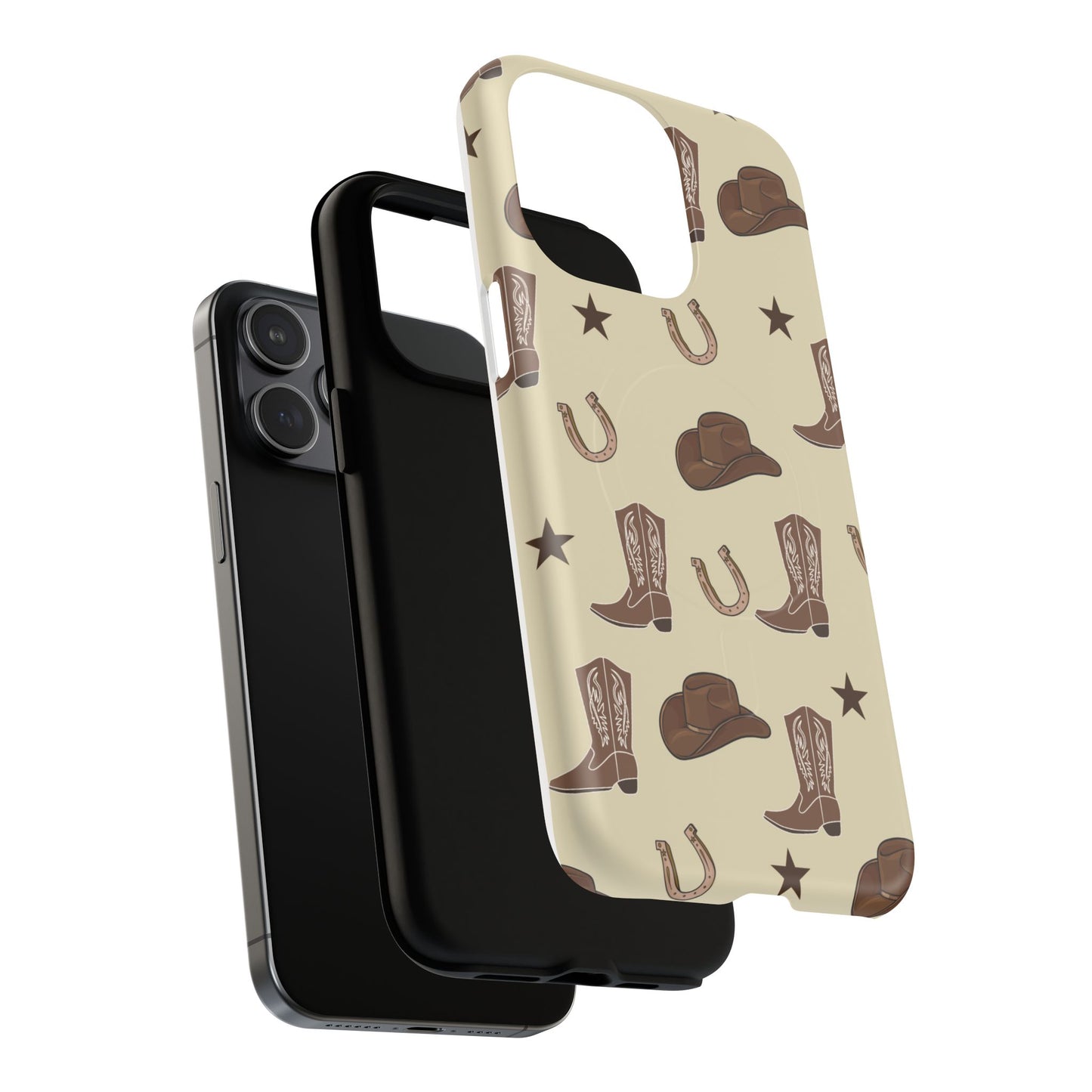 Western-Themed Tough Magnetic Case