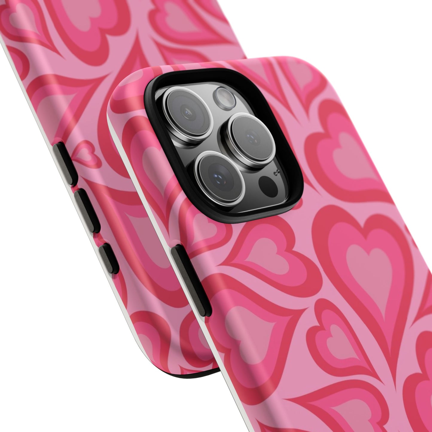 Heart Print Tough Phone Case