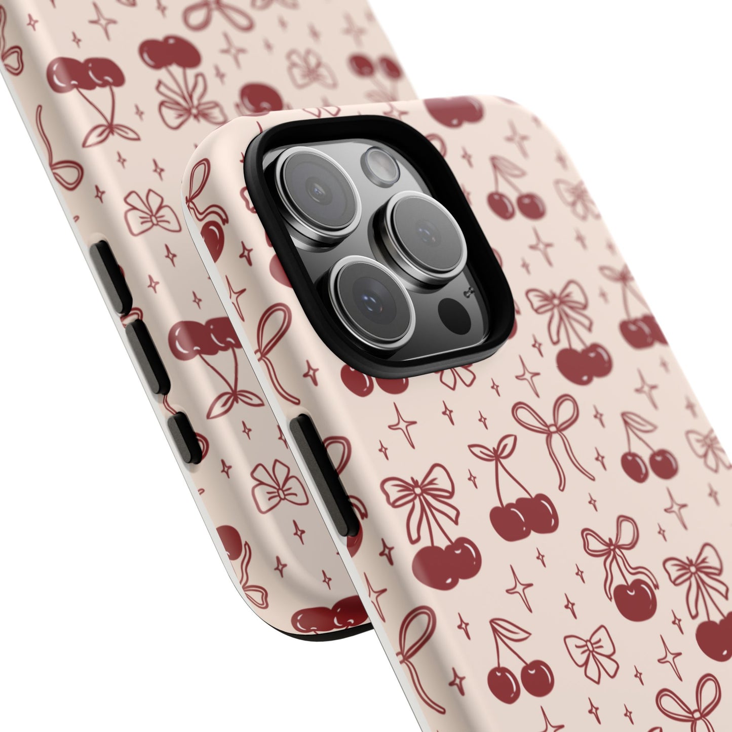 Cherry Bow Tough Phone Case