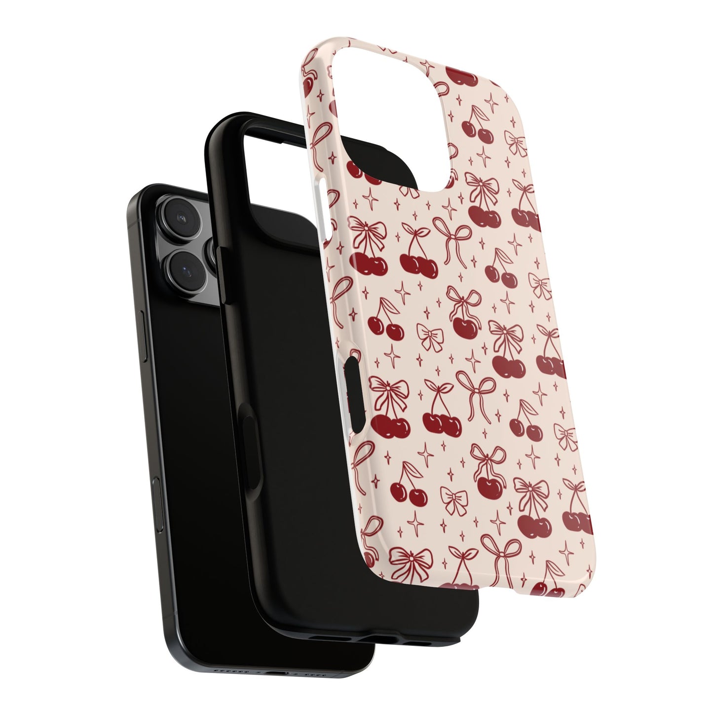 Cherry Bow Tough Phone Case