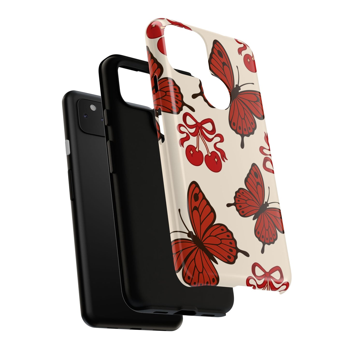 Butterfly Cherry Tough Phone Case