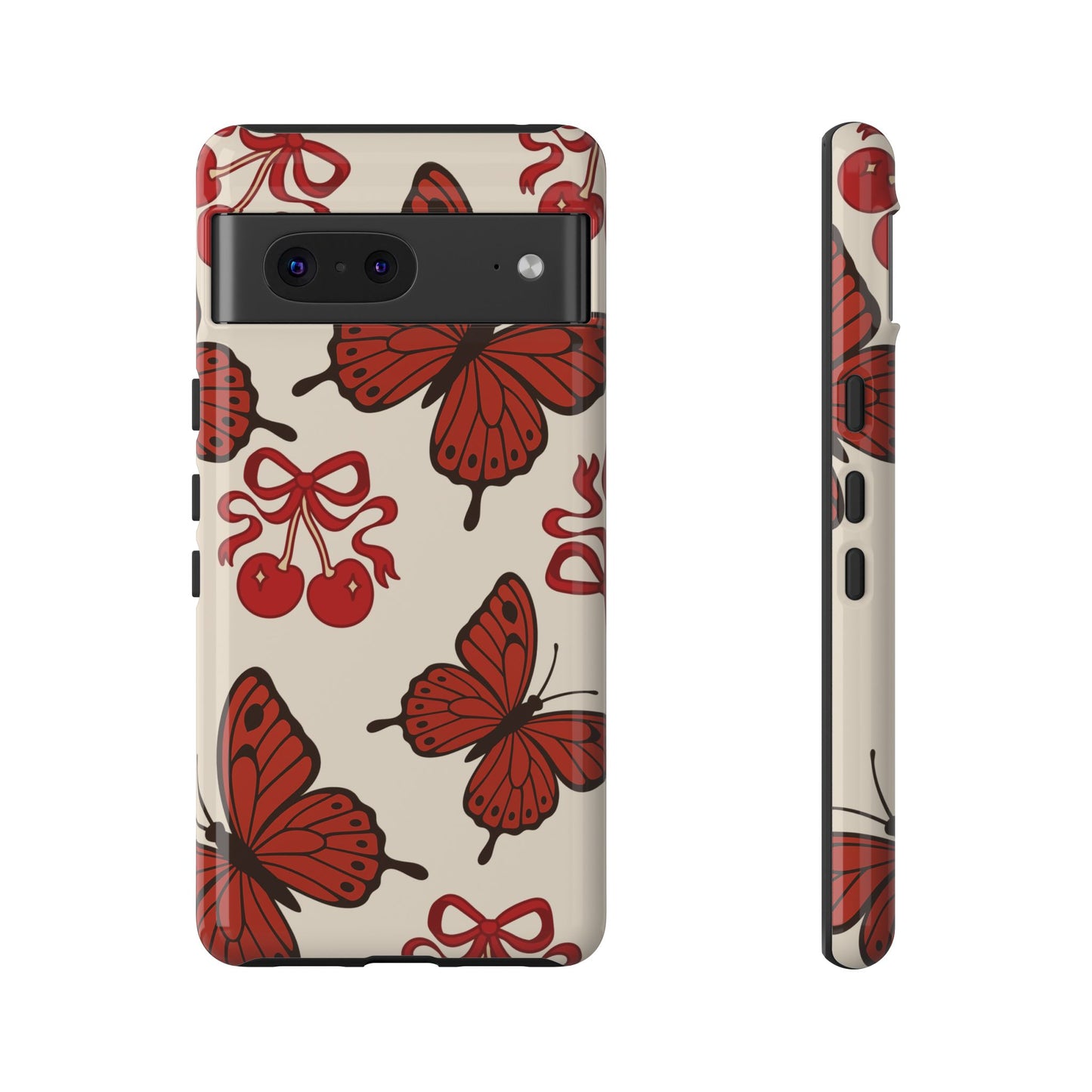 Butterfly Cherry Tough Phone Case