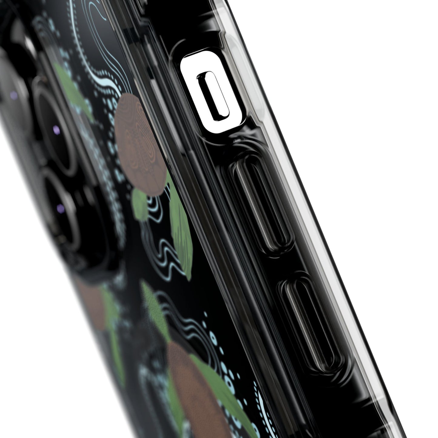 Turtle Design Clear Magnetic Case