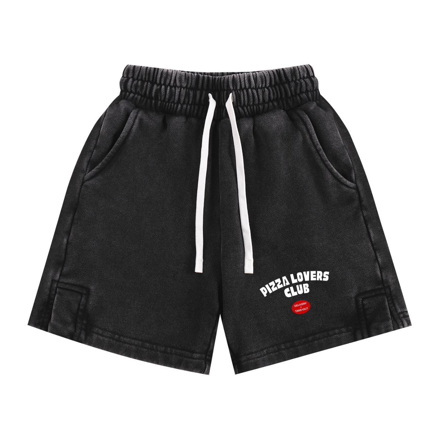Pizza Lovers Snow Washed Kids' Shorts