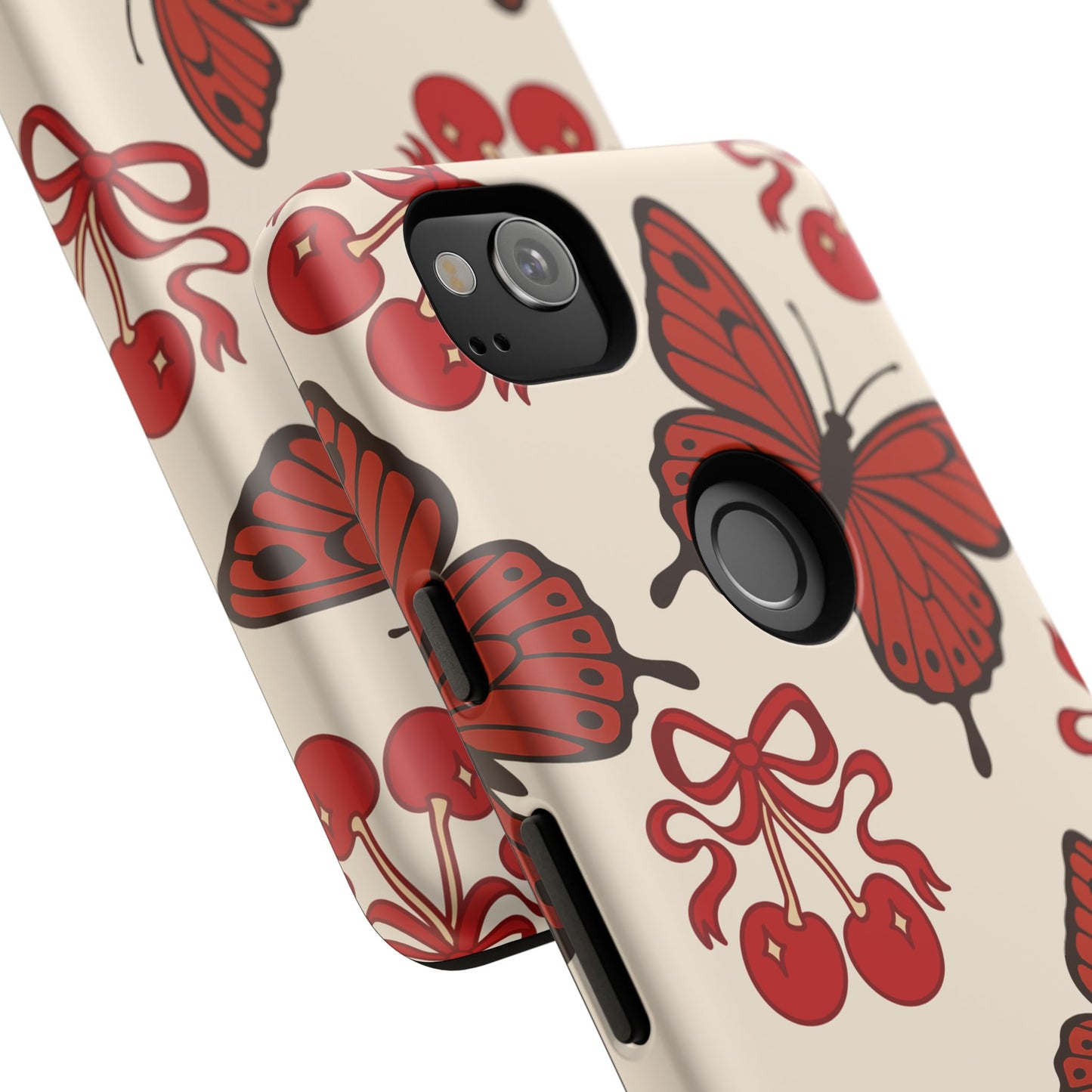 Butterfly Cherry Tough Phone Case
