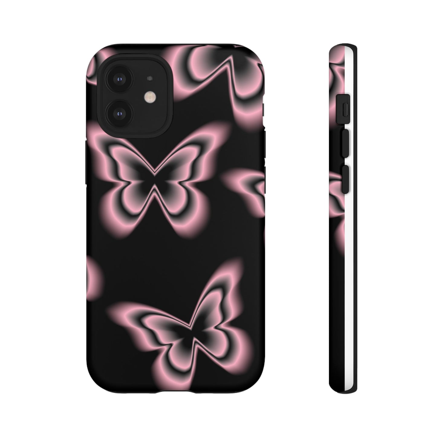 Pink Butterfly Tough Phone Case