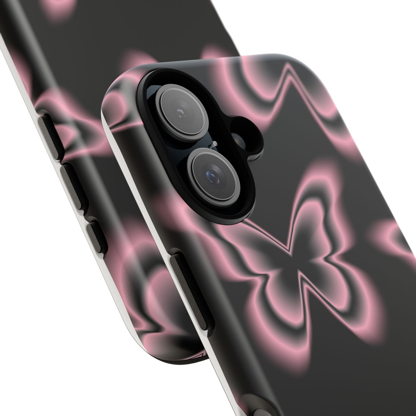 Pink Butterfly Tough Phone Case