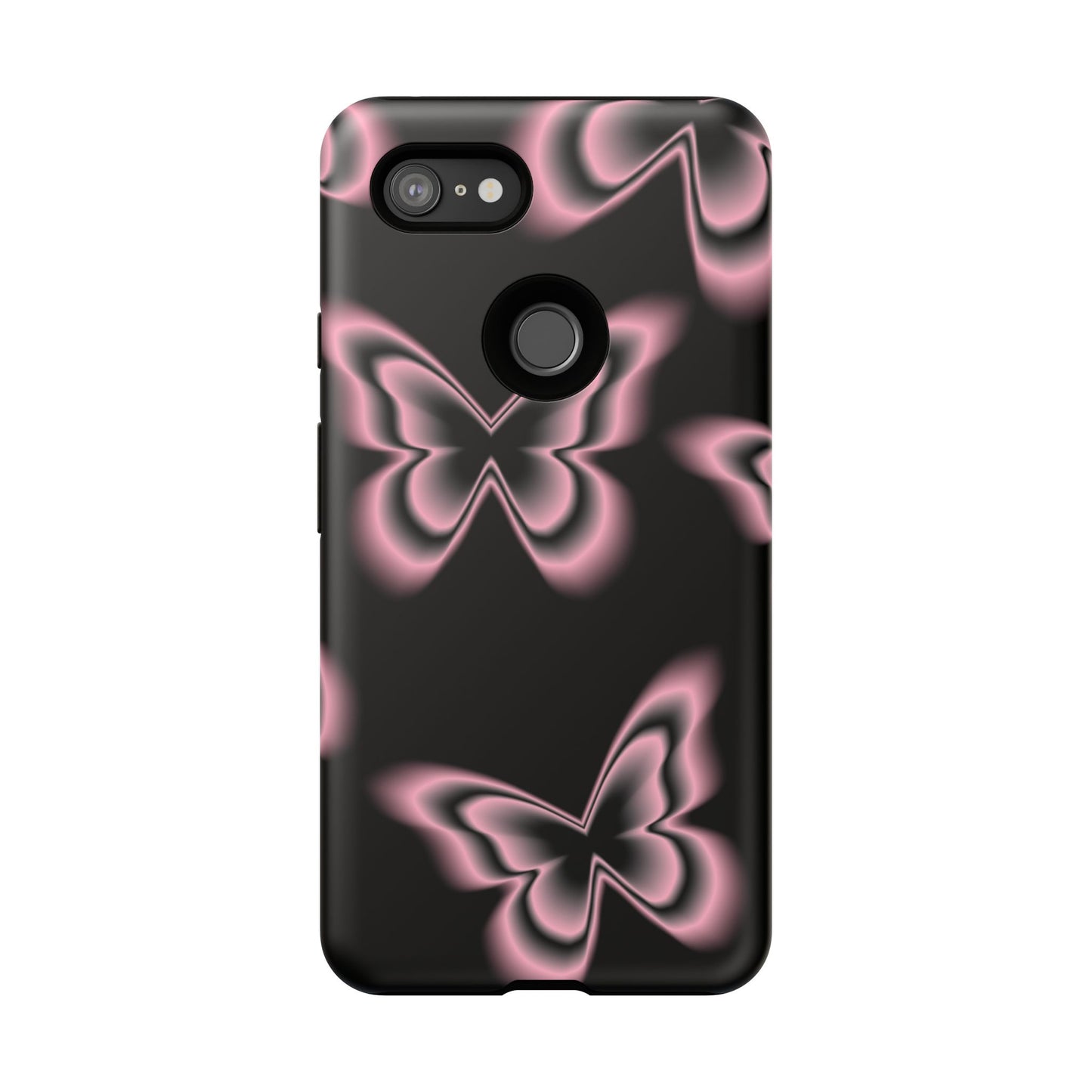 Pink Butterfly Tough Phone Case