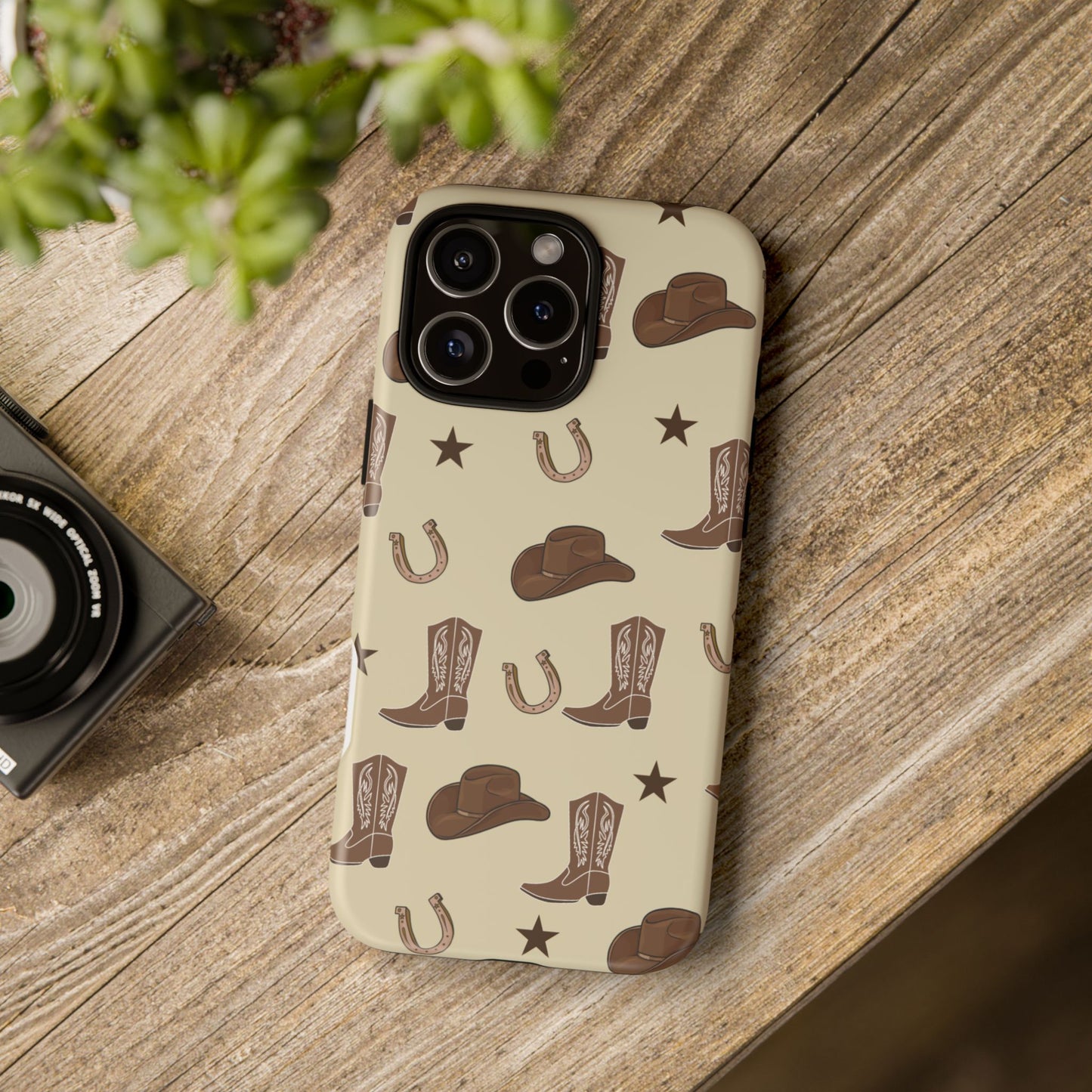 Western-Themed Tough Phone Case