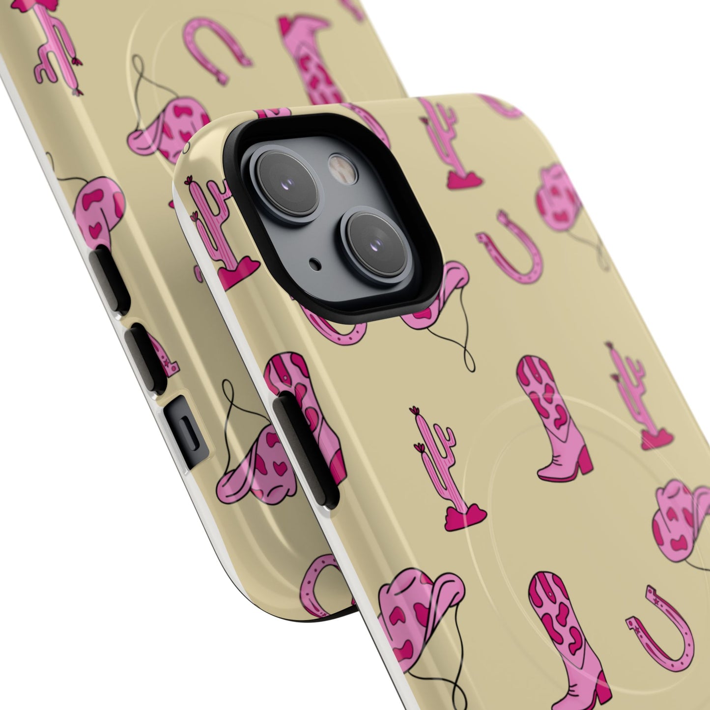 Pink Western-Themed Tough Magnetic Case