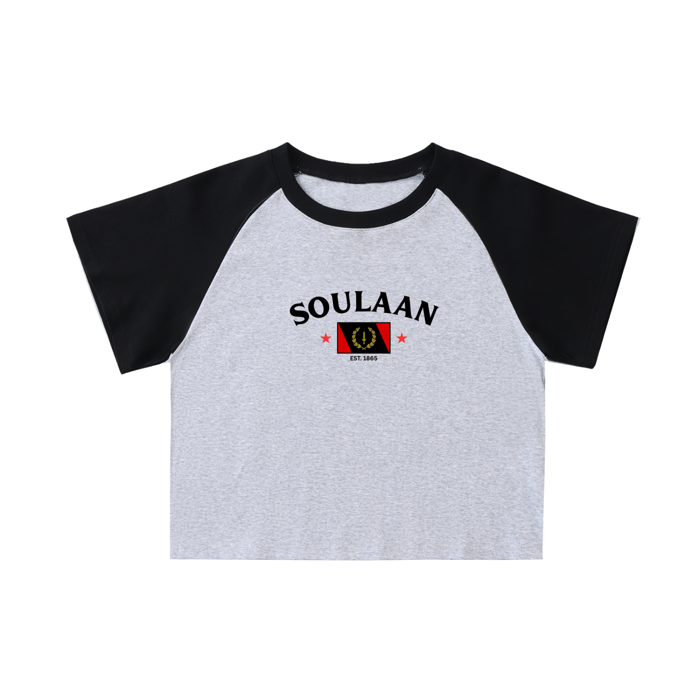 Soulaan Pride Raglan Sleeve Crop Top