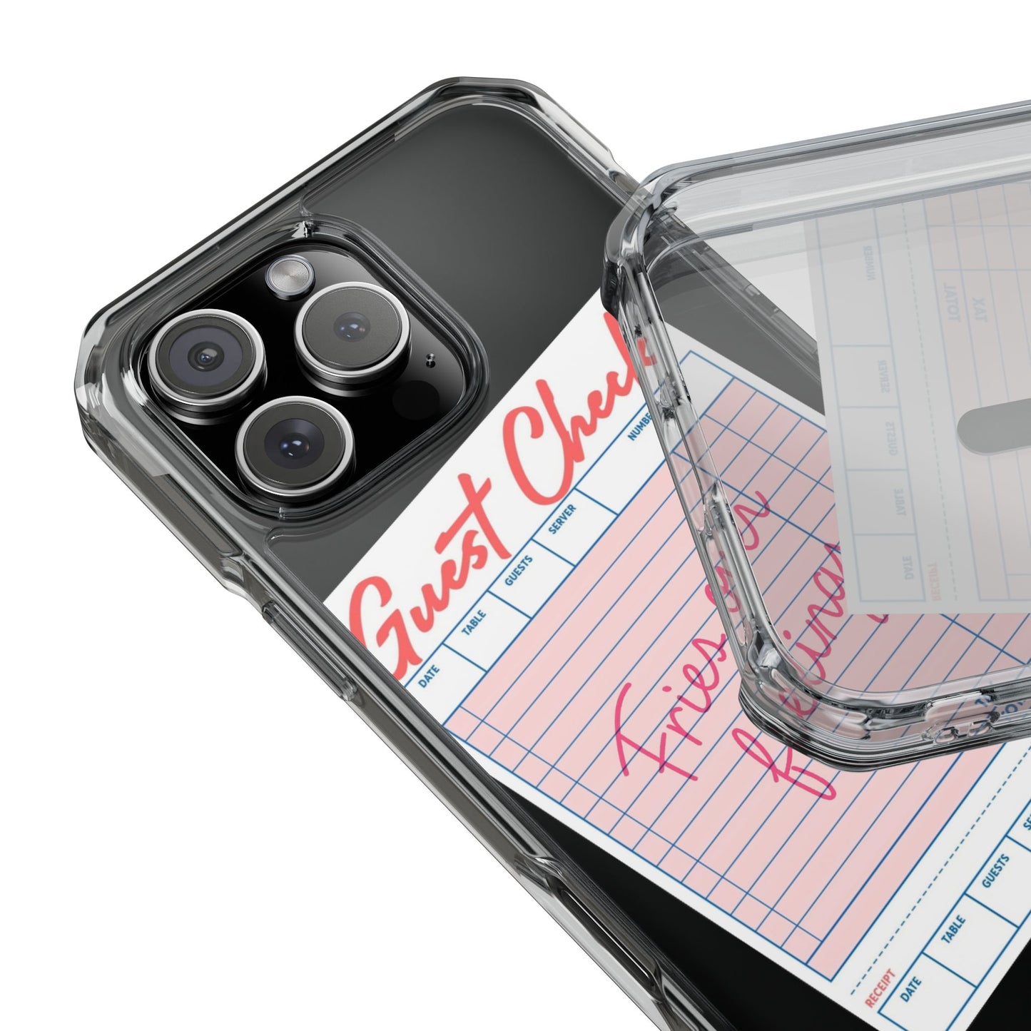Guest Check Clear Magnetic Impact Case