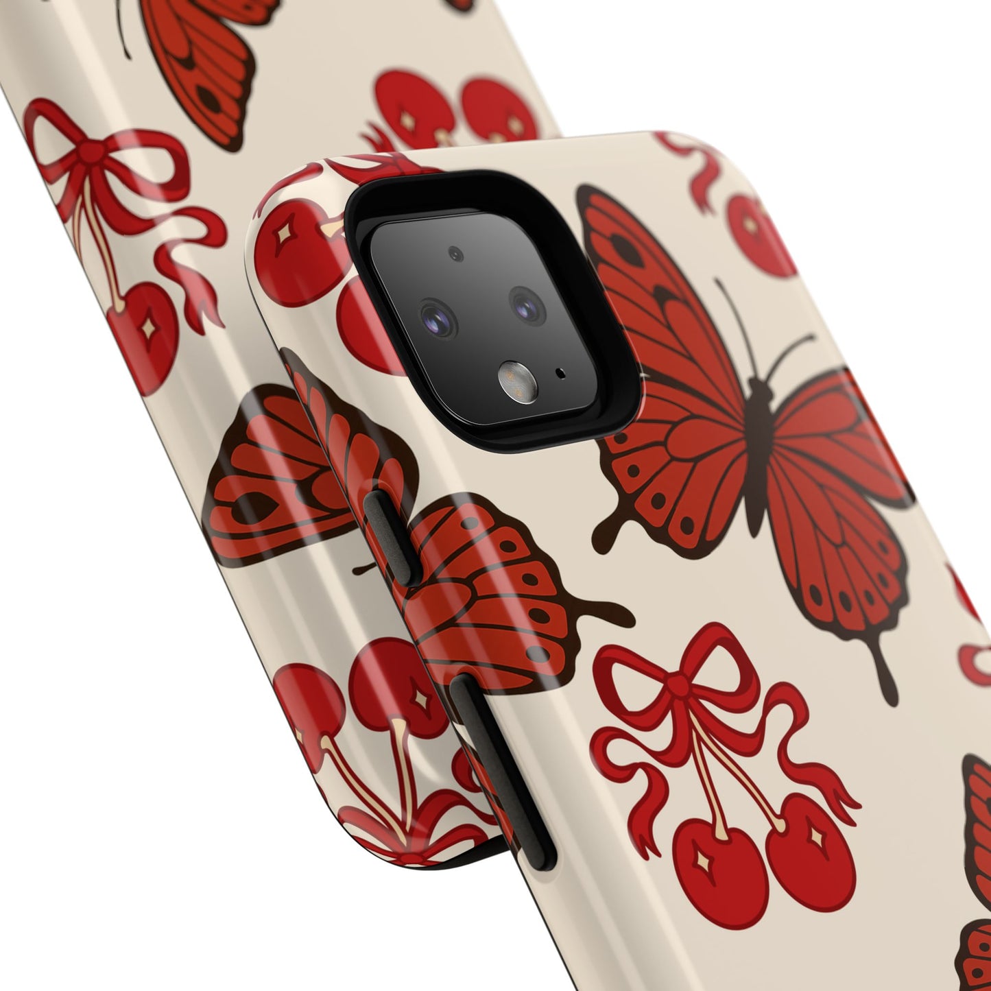 Butterfly Cherry Tough Phone Case