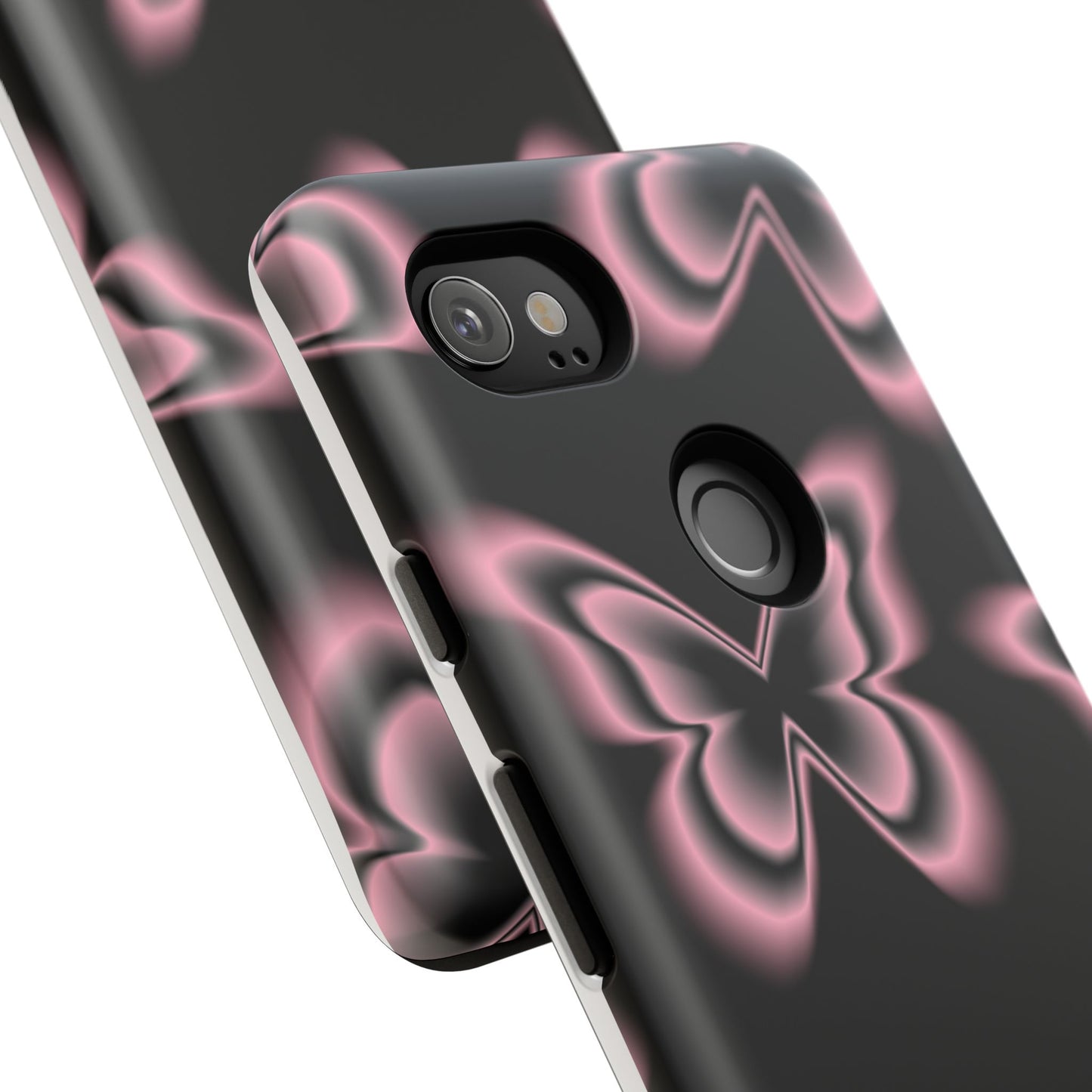 Pink Butterfly Tough Phone Case