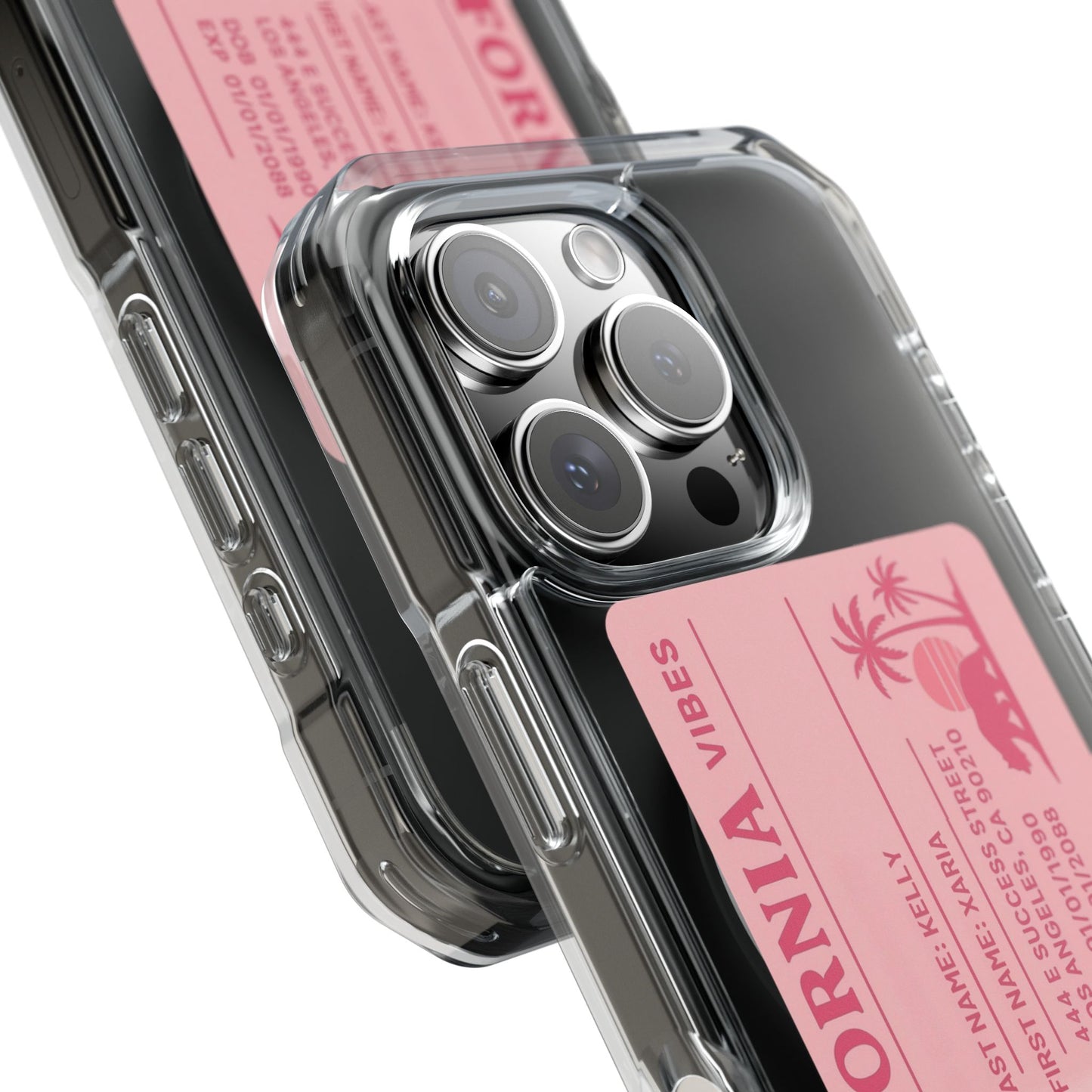 California Vibes Clear Magnetic Impact Case