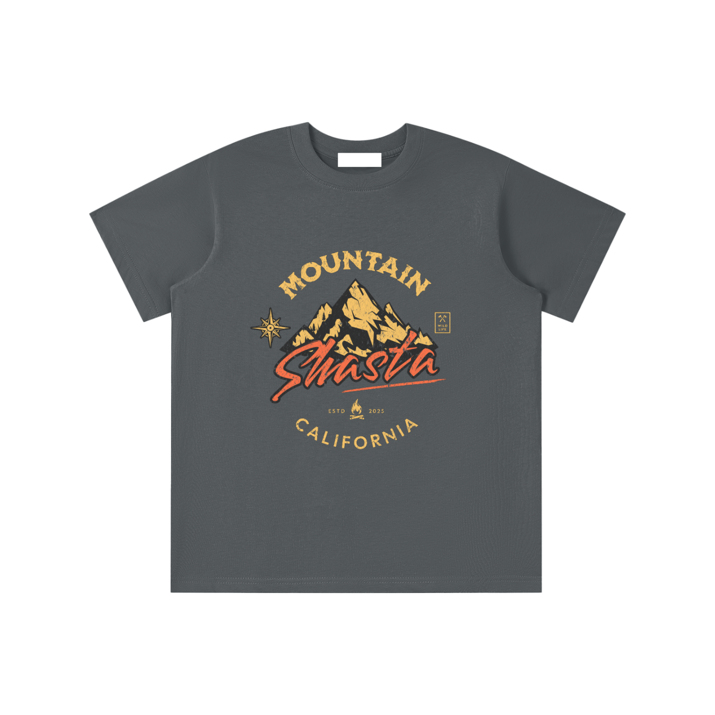 mt shasta shirt,kids graphic tees,kids cotton shirts,oversized todder shirt