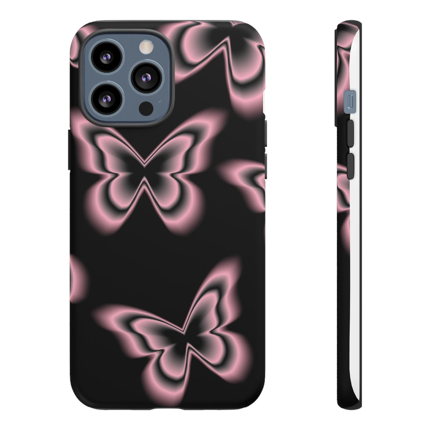 Pink Butterfly Tough Phone Case