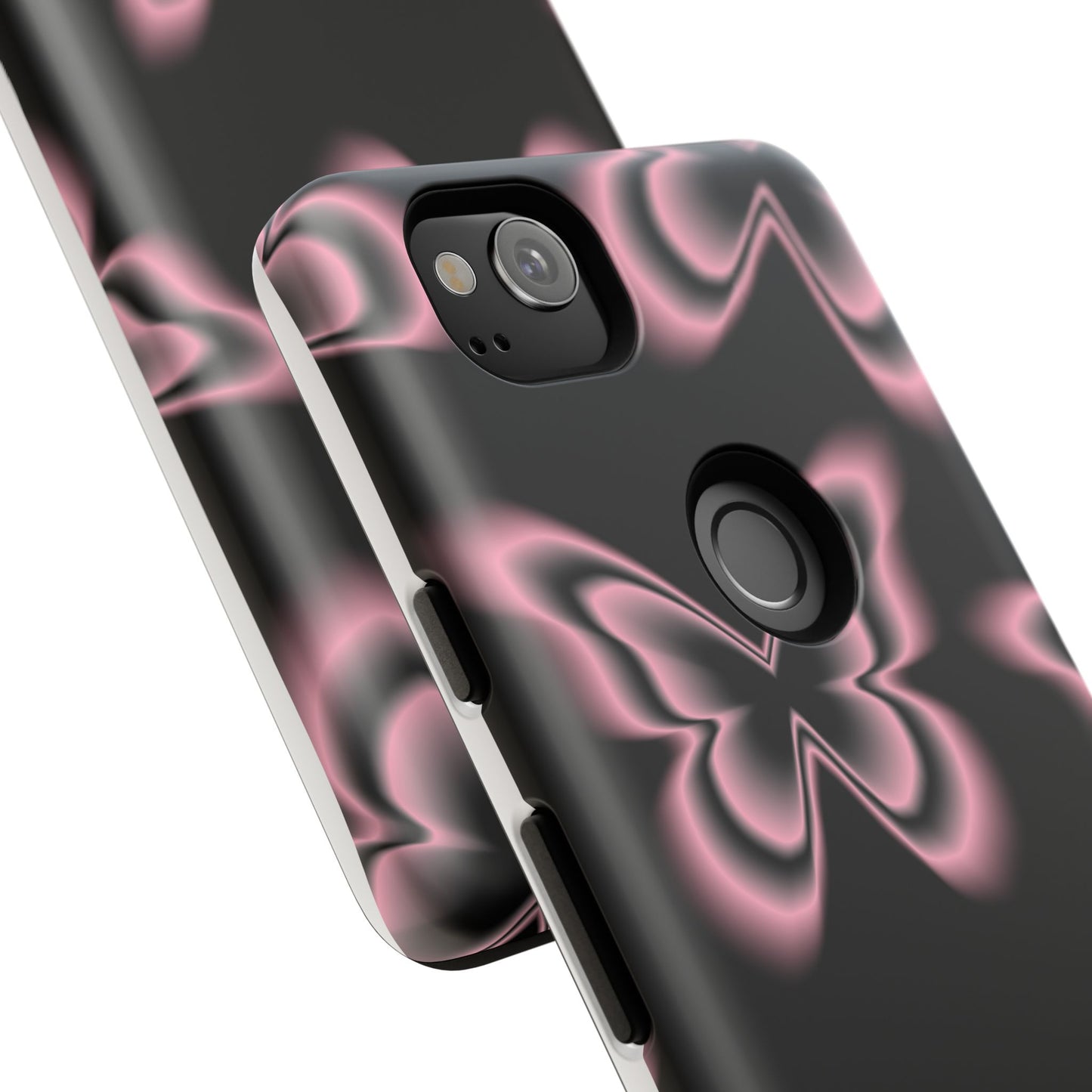Pink Butterfly Tough Phone Case