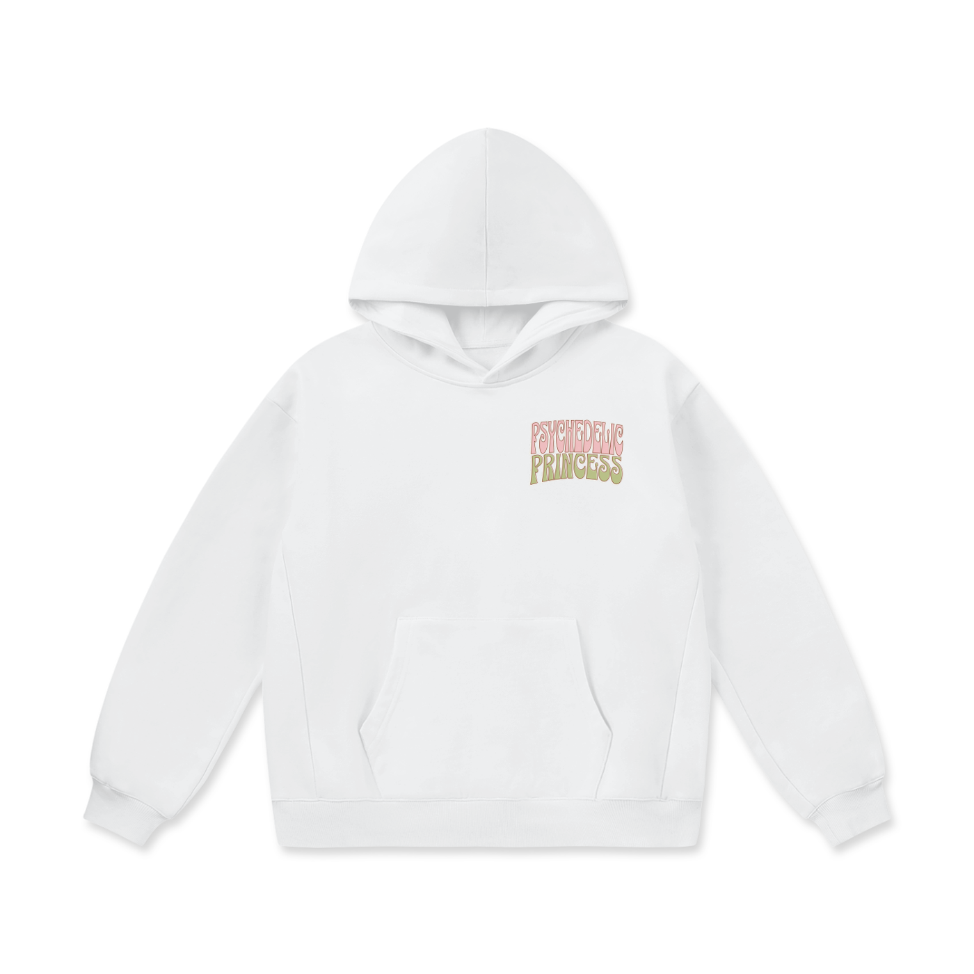 Psychedelic Princess Oversized Heavyweight Hoodie