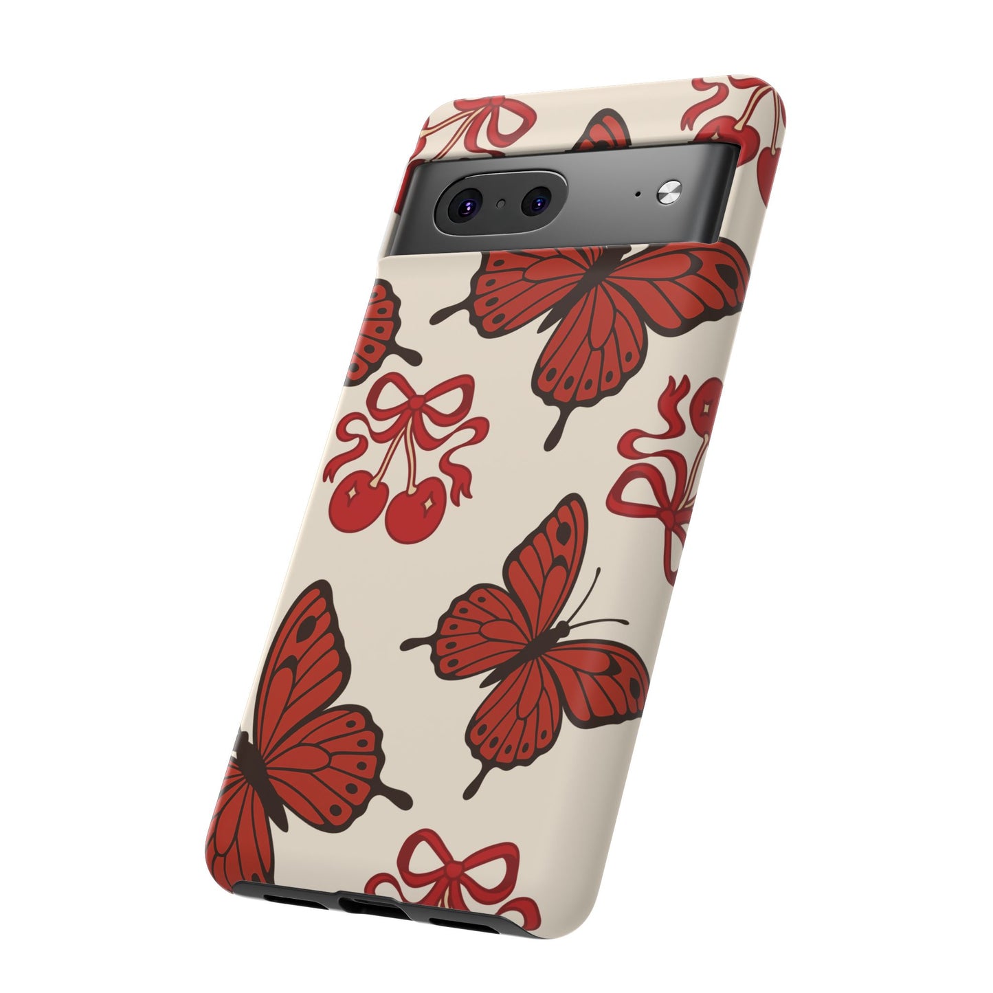 Butterfly Cherry Tough Phone Case