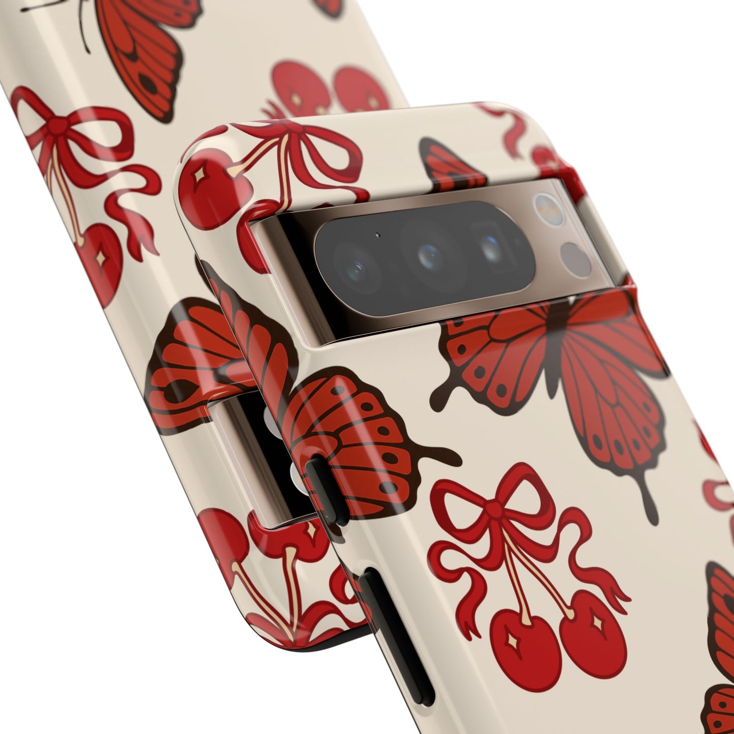 Butterfly Cherry Tough Phone Case