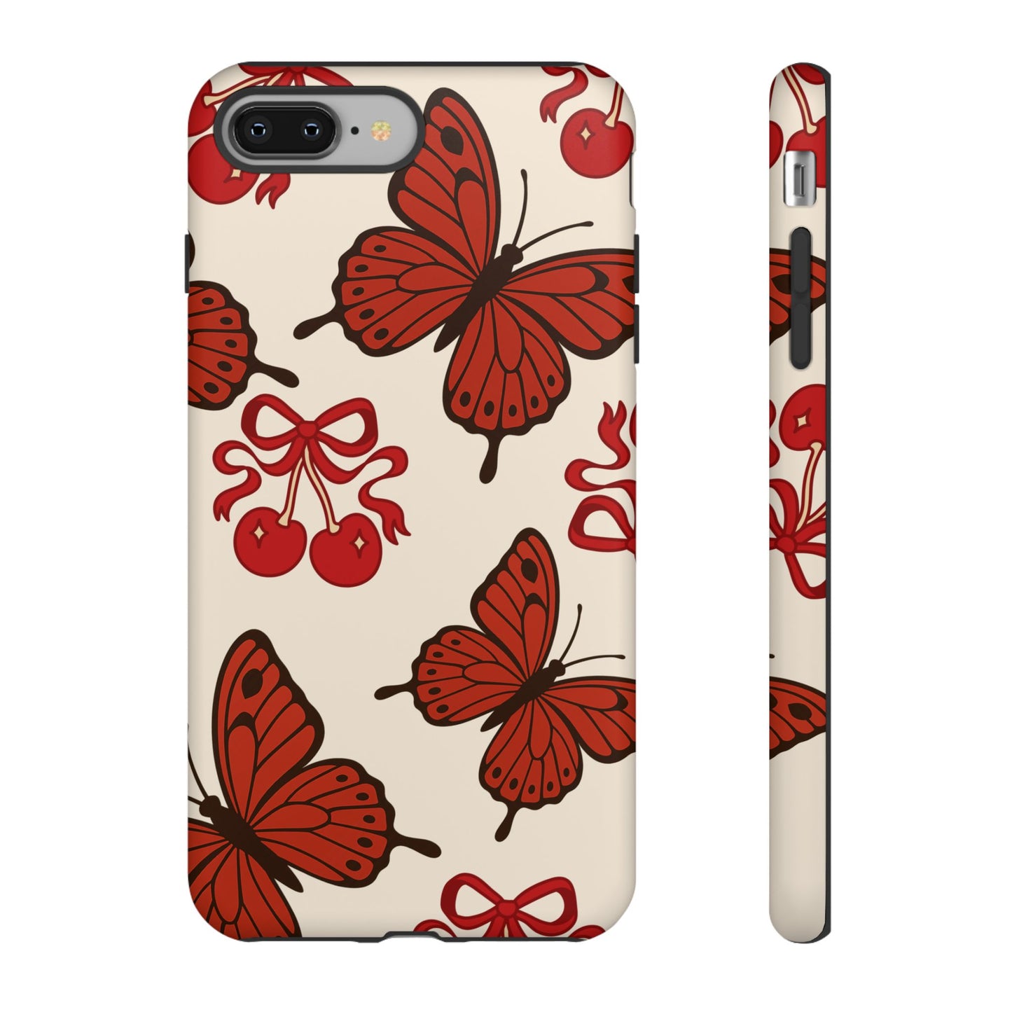 Butterfly Cherry Tough Phone Case