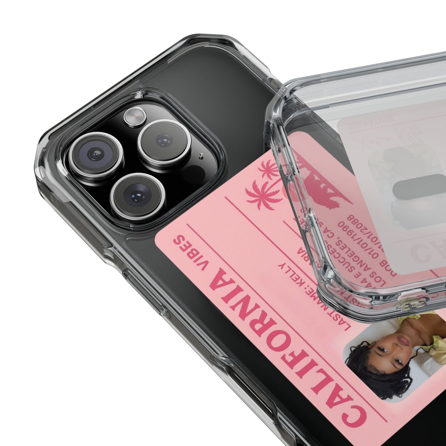 California Vibes Clear Magnetic Impact Case