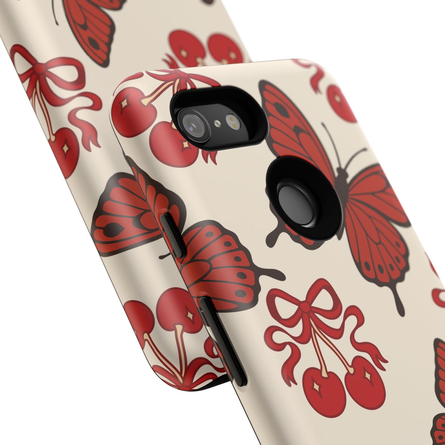 Butterfly Cherry Tough Phone Case
